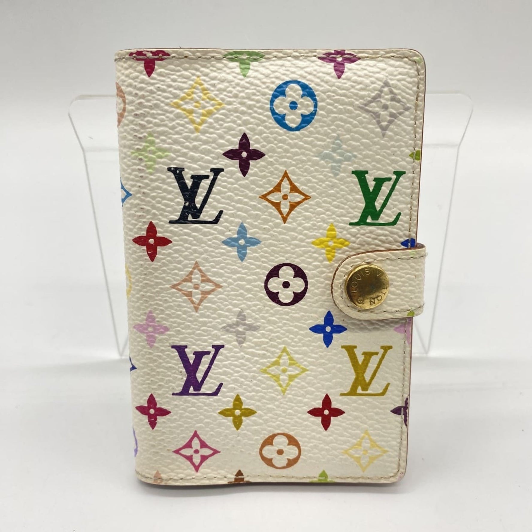 Louis Vuitton Carnet de Val Agenda Mini Card Case, Monogram Multicolore