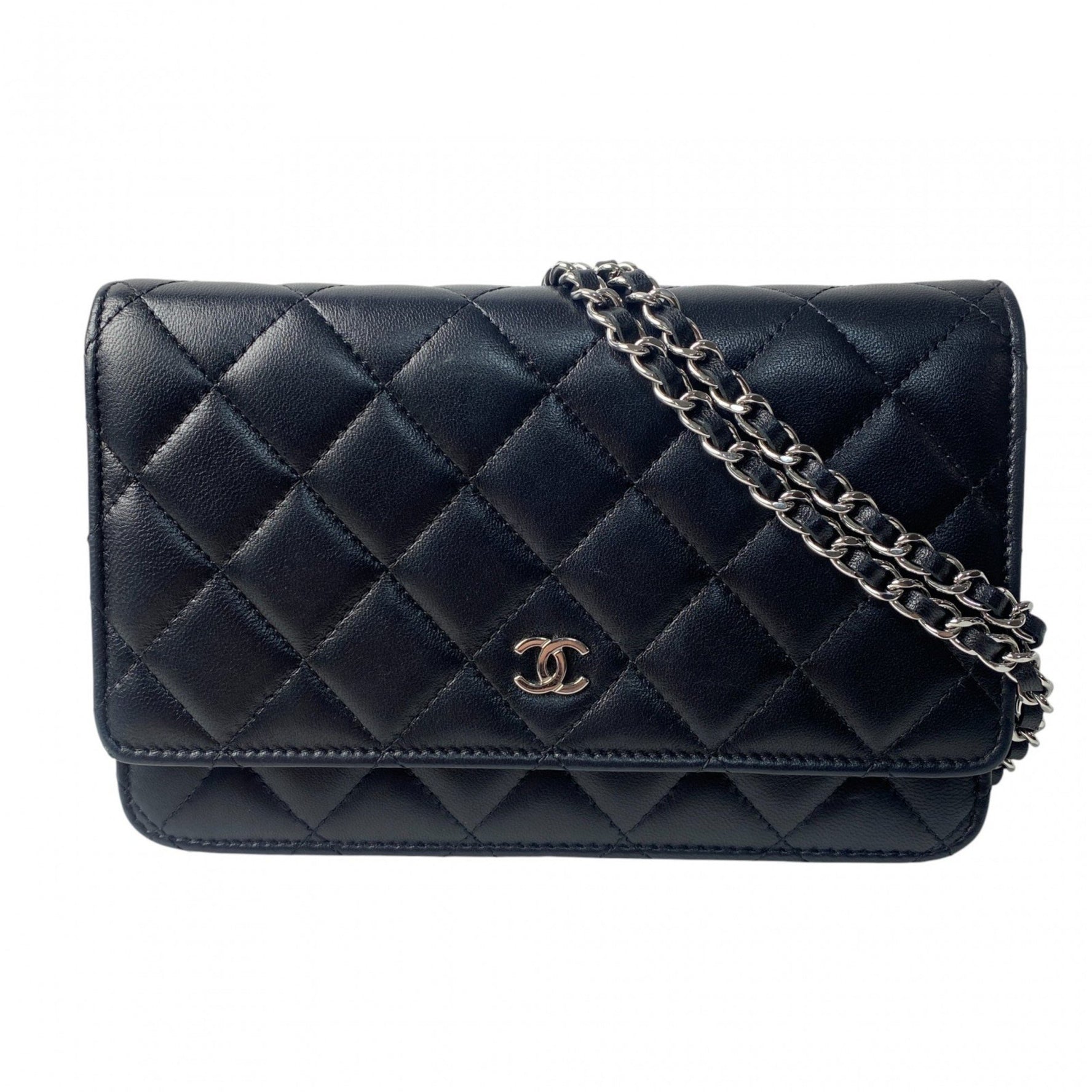 CHANEL Matelasse Chain Shoulder Wallet, Random, Crossbody