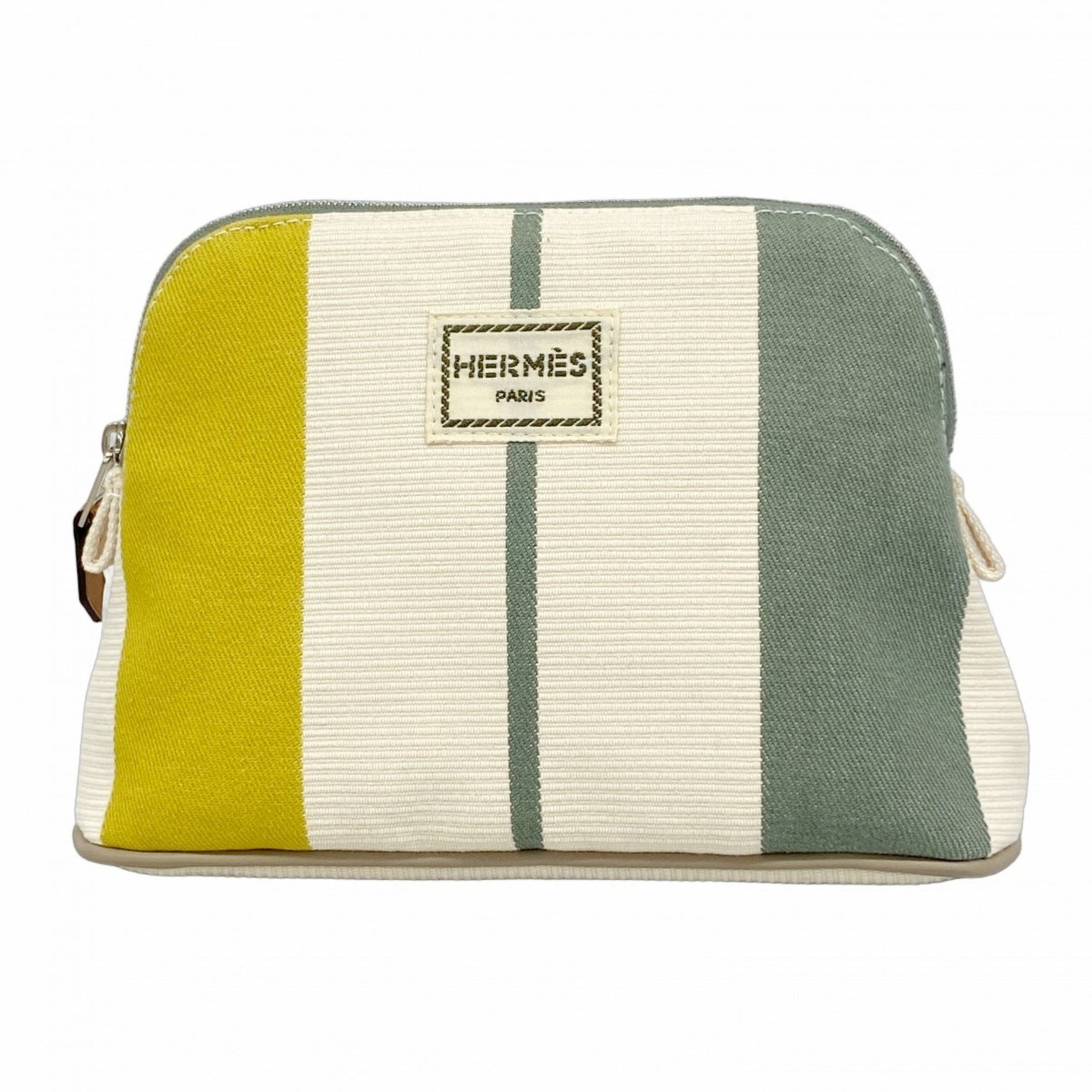 Hermes Bolide Mini Pouch Cotton Absinthe
