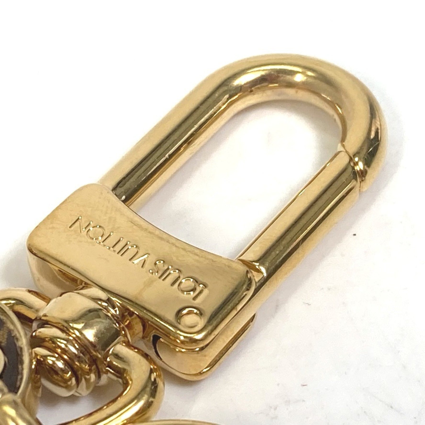 LOUIS VUITTON M69860 Porte Clé Charm Vivienne Key Ring/Bag Charm, Metal, Unisex, Gold