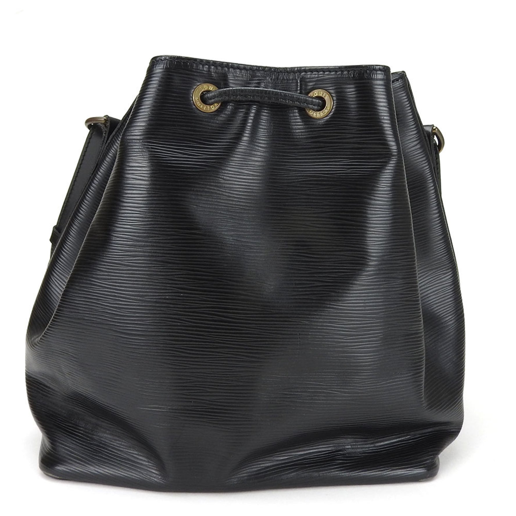 Louis Vuitton Shoulder Bag Petit Noe Epi Noir Black Lv