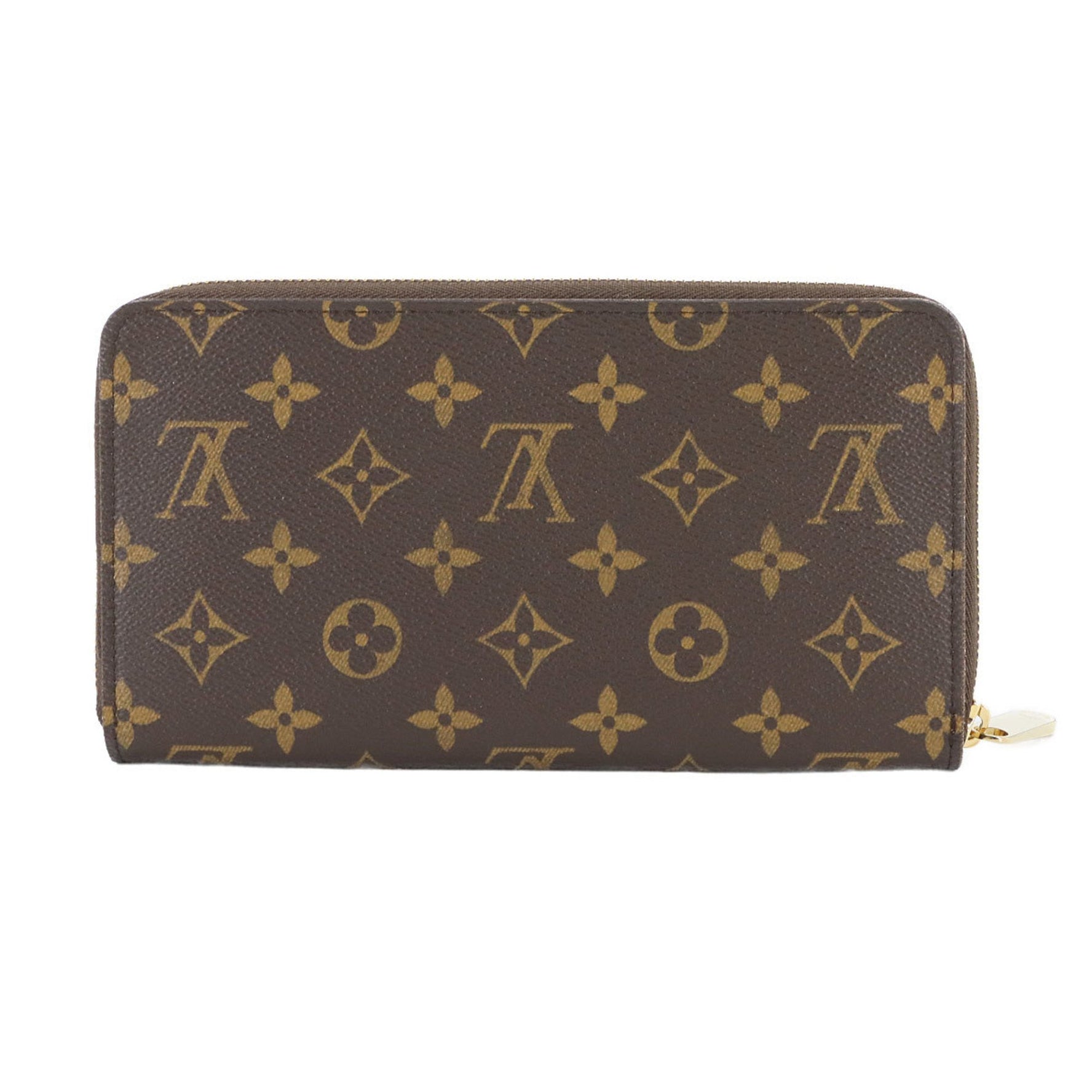 Louis Vuitton Monogram Zippy Organizer Round Long Wallet, Brown, M60002
