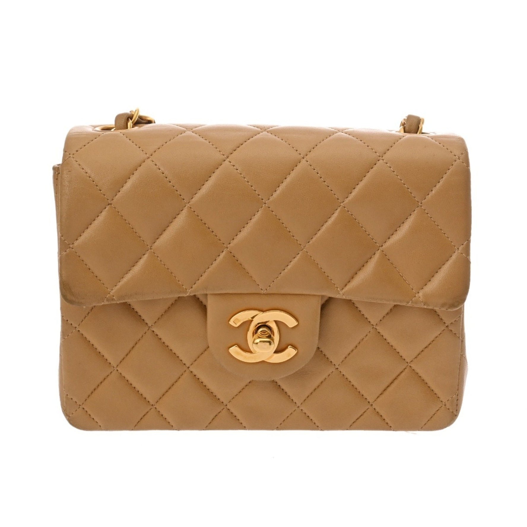 Chanel Matelasse Mini Bag, beige