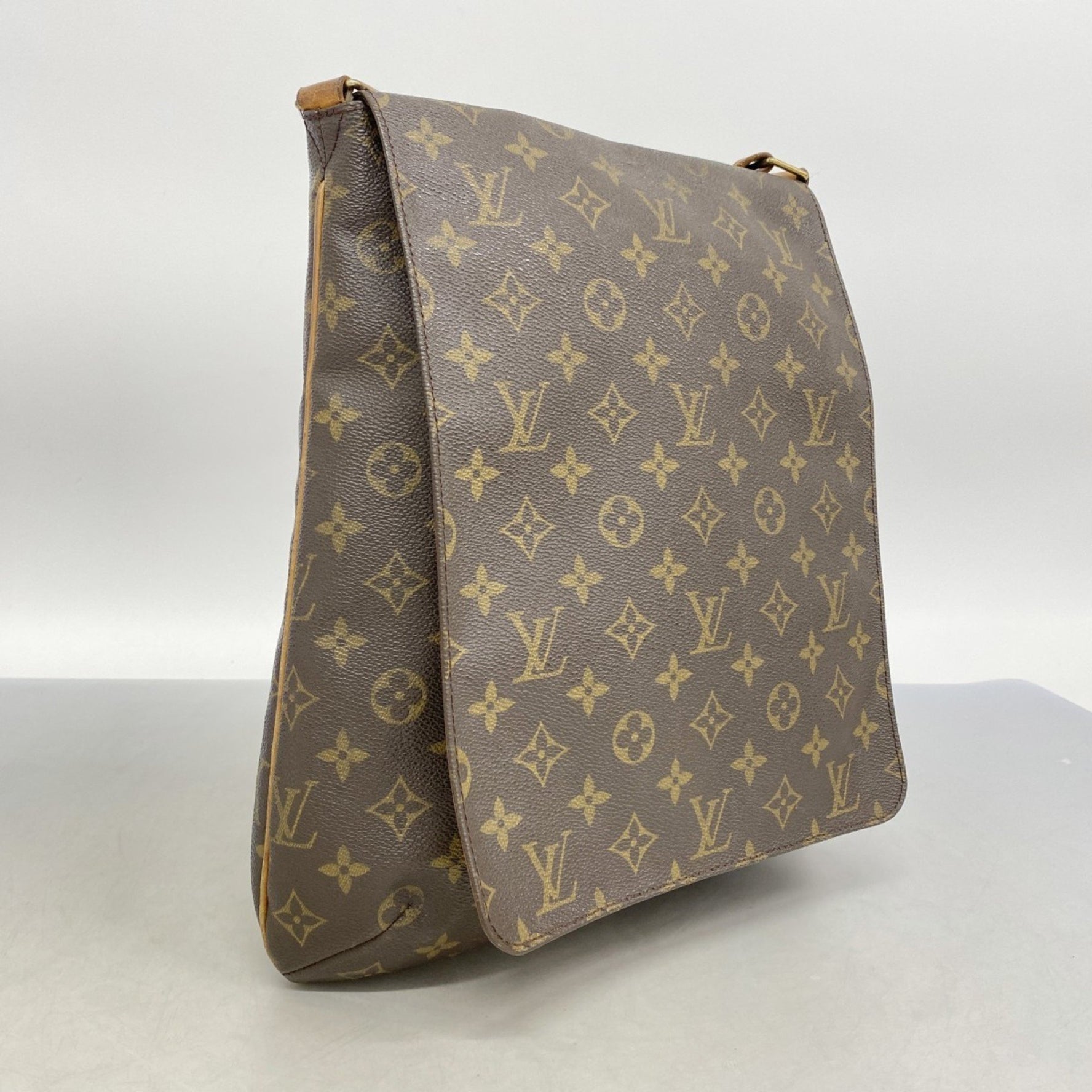 Louis Vuitton Monogram Musette Shoulder Bag M51256 Brown Women's