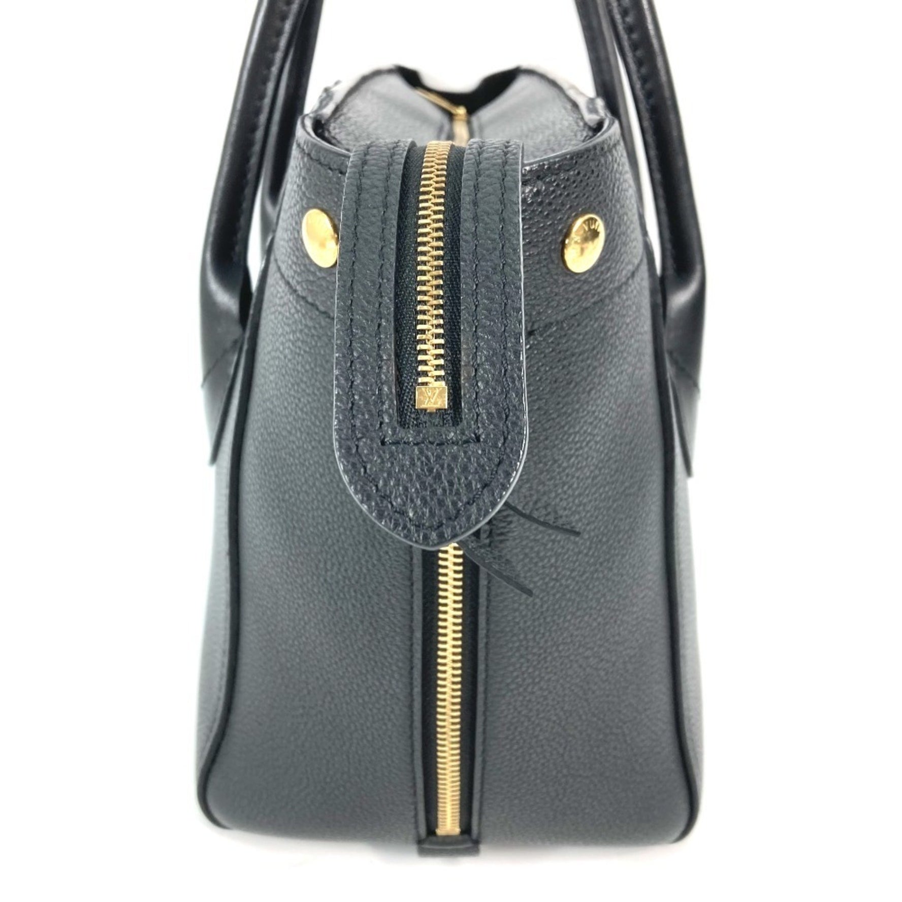 LOUIS VUITTON M54843 Freedom 2-Way Tote Bag, Shoulder Handbag, Taurillon Leather, Women's, Noir, Black