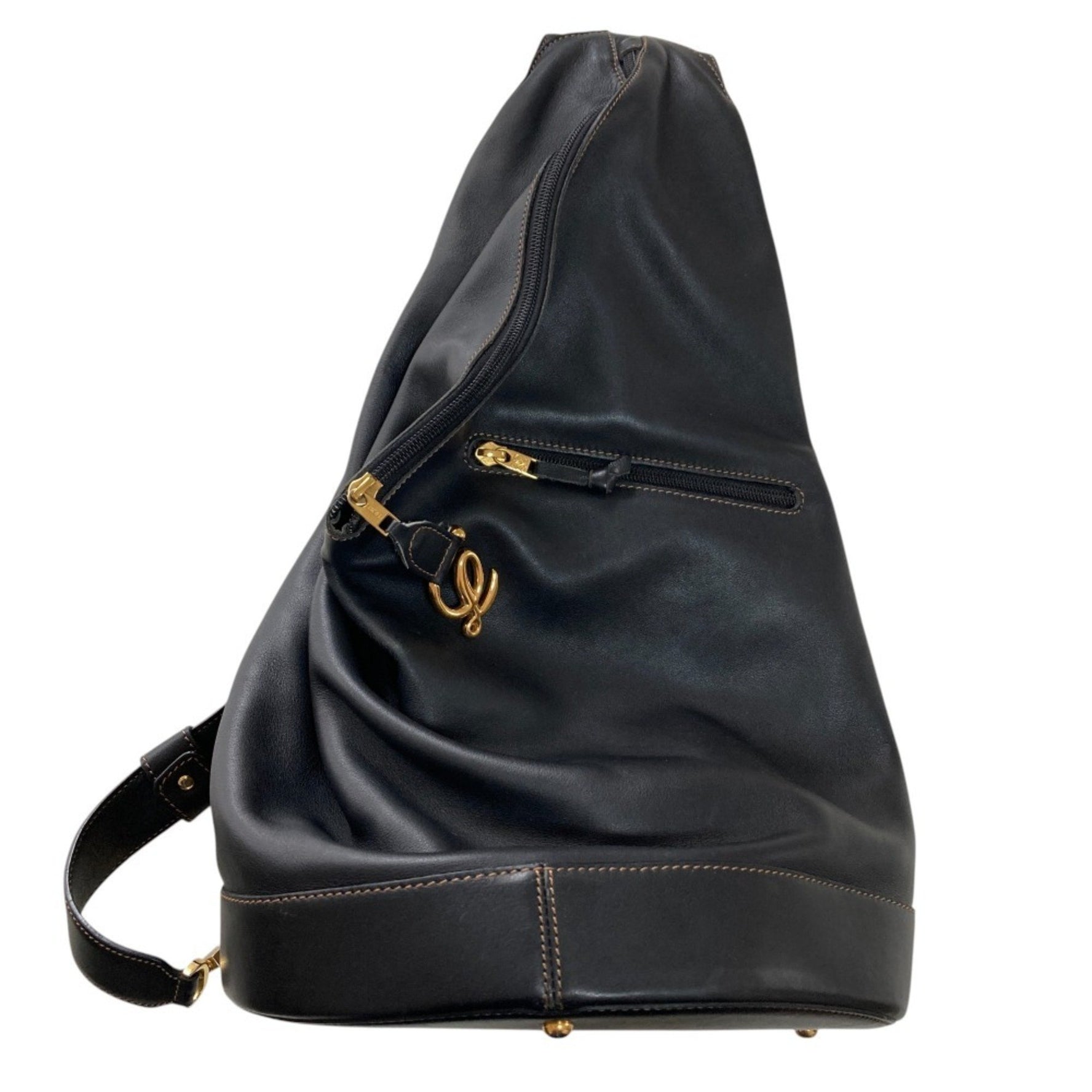 LOEWE Vintage ANTON Leather Crossbody Bag/One-Shoulder Bag in