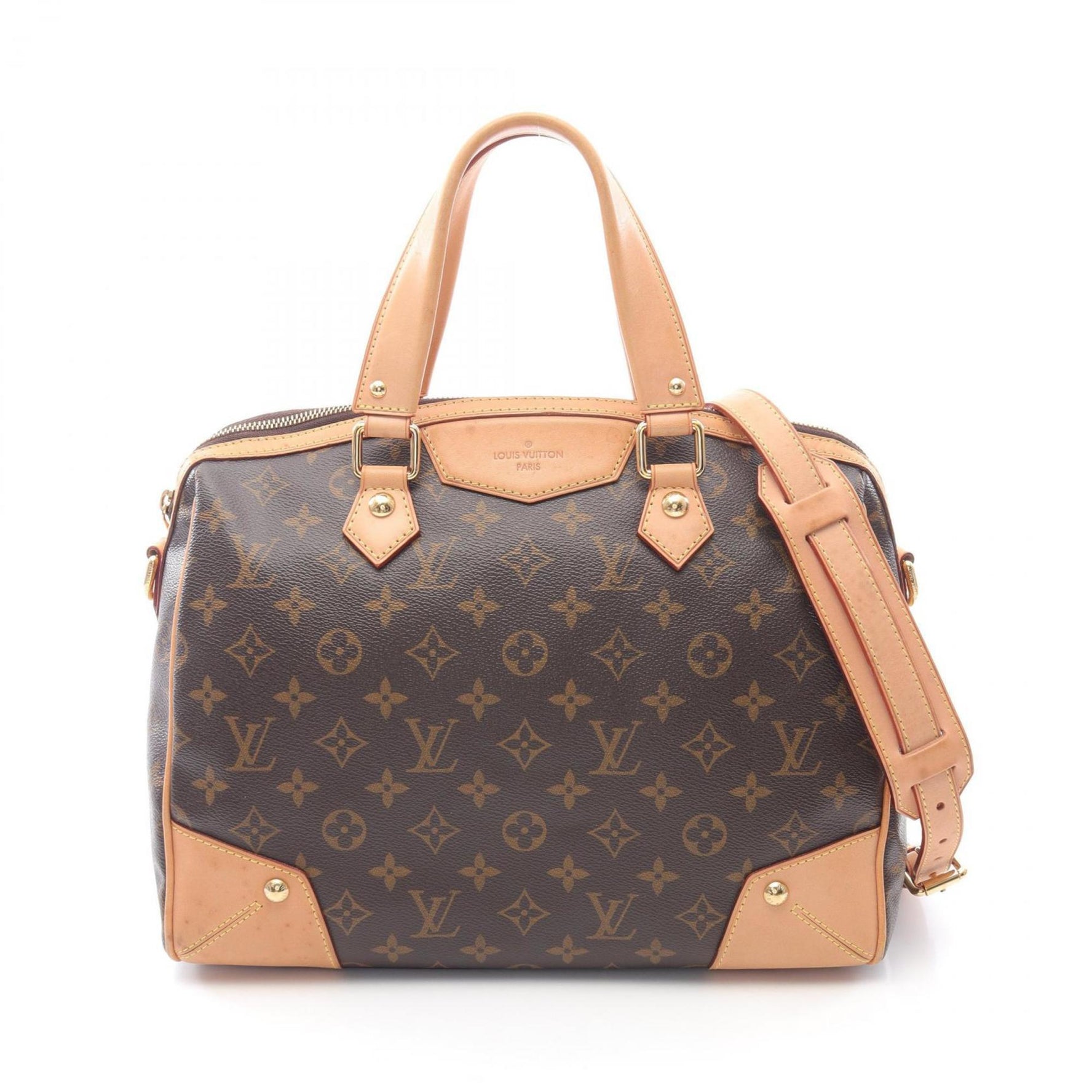 Louis Vuitton Retiro PM Handbag, Coated Canvas and Leather, Monogram