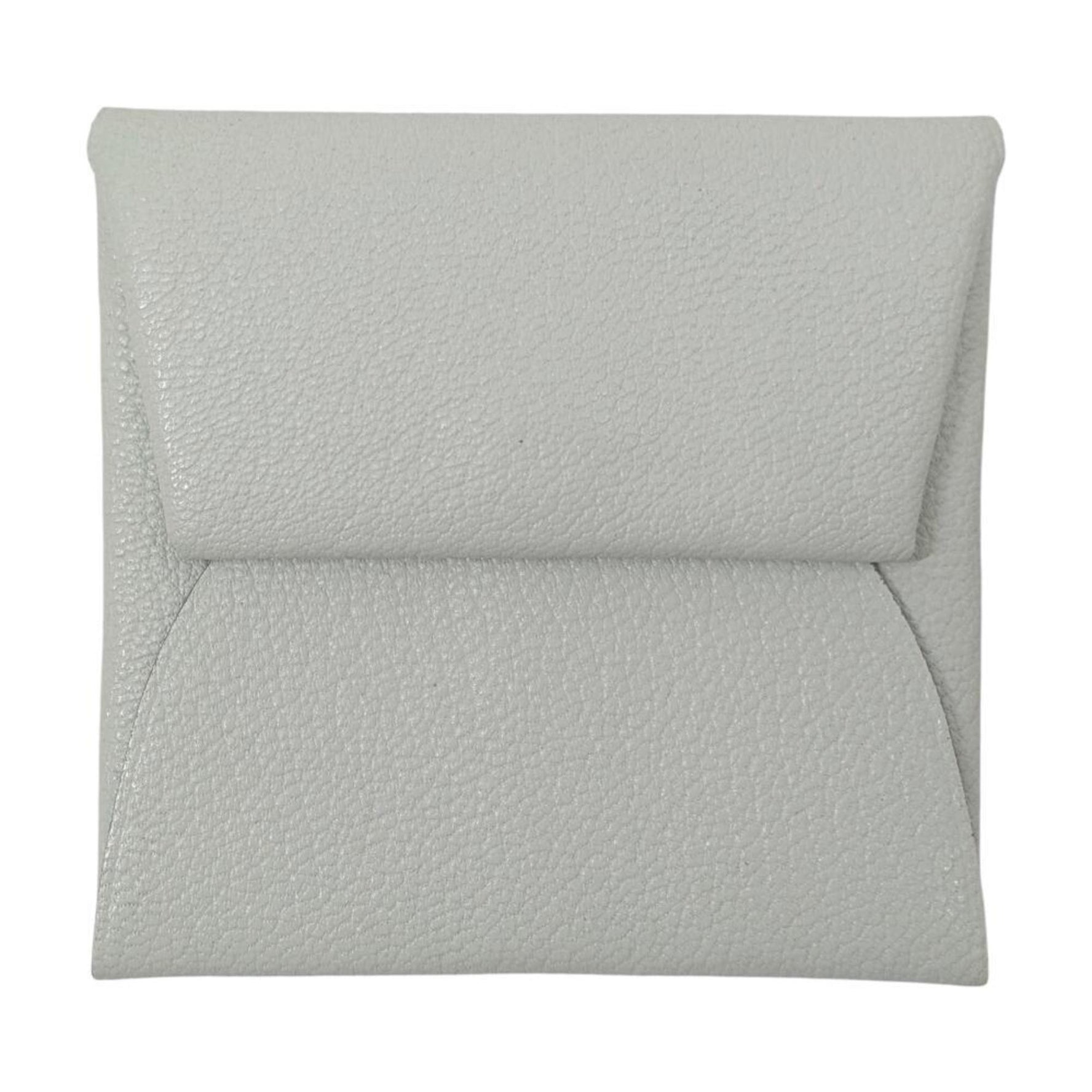 HERMES Bastia Verso Chevre Vertifiz Blue B Stamp (2023) Wallet/Coin Purse for Men and Women
