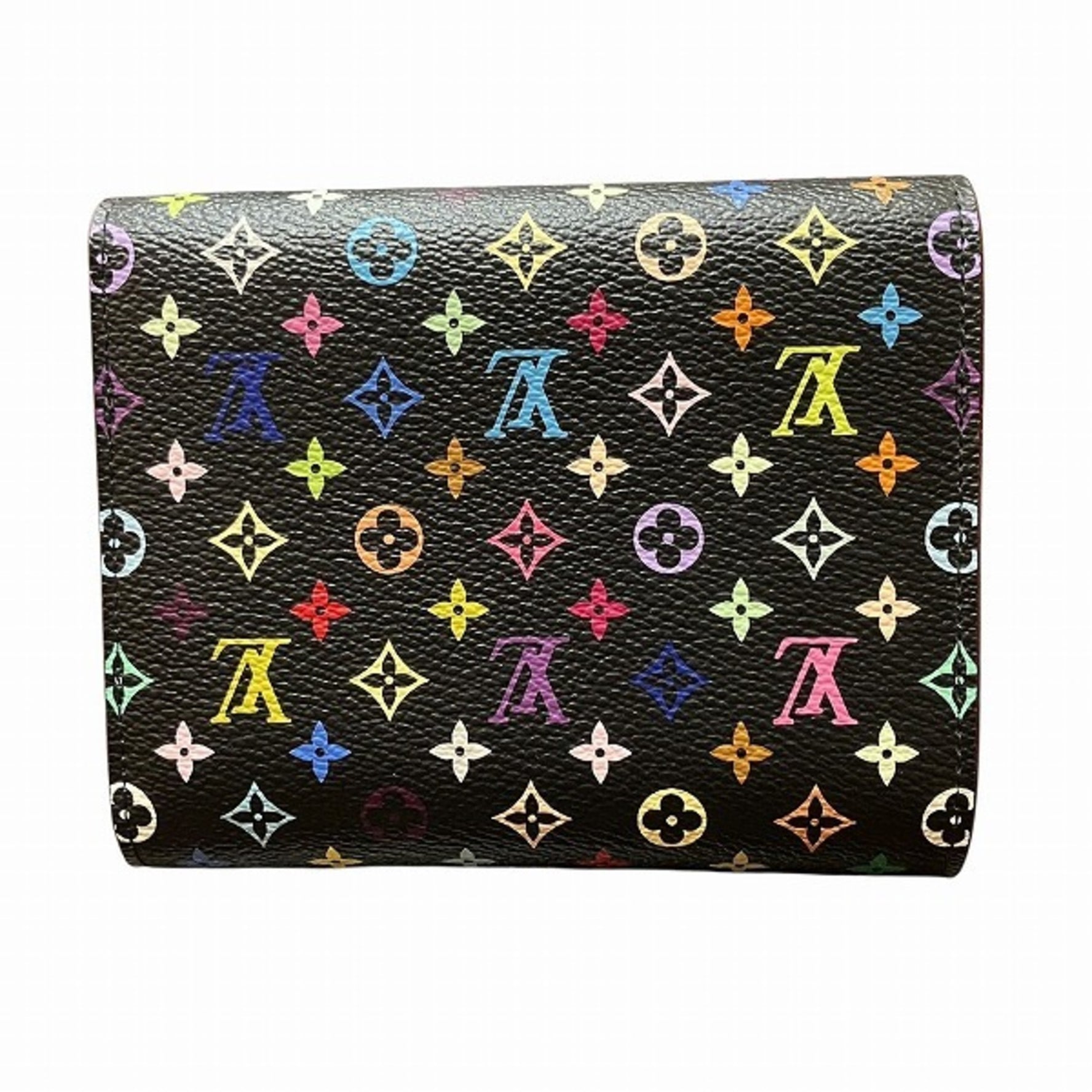 Louis Vuitton Monogram Multicolore Portefeuille Joy Tri-fold Wallet