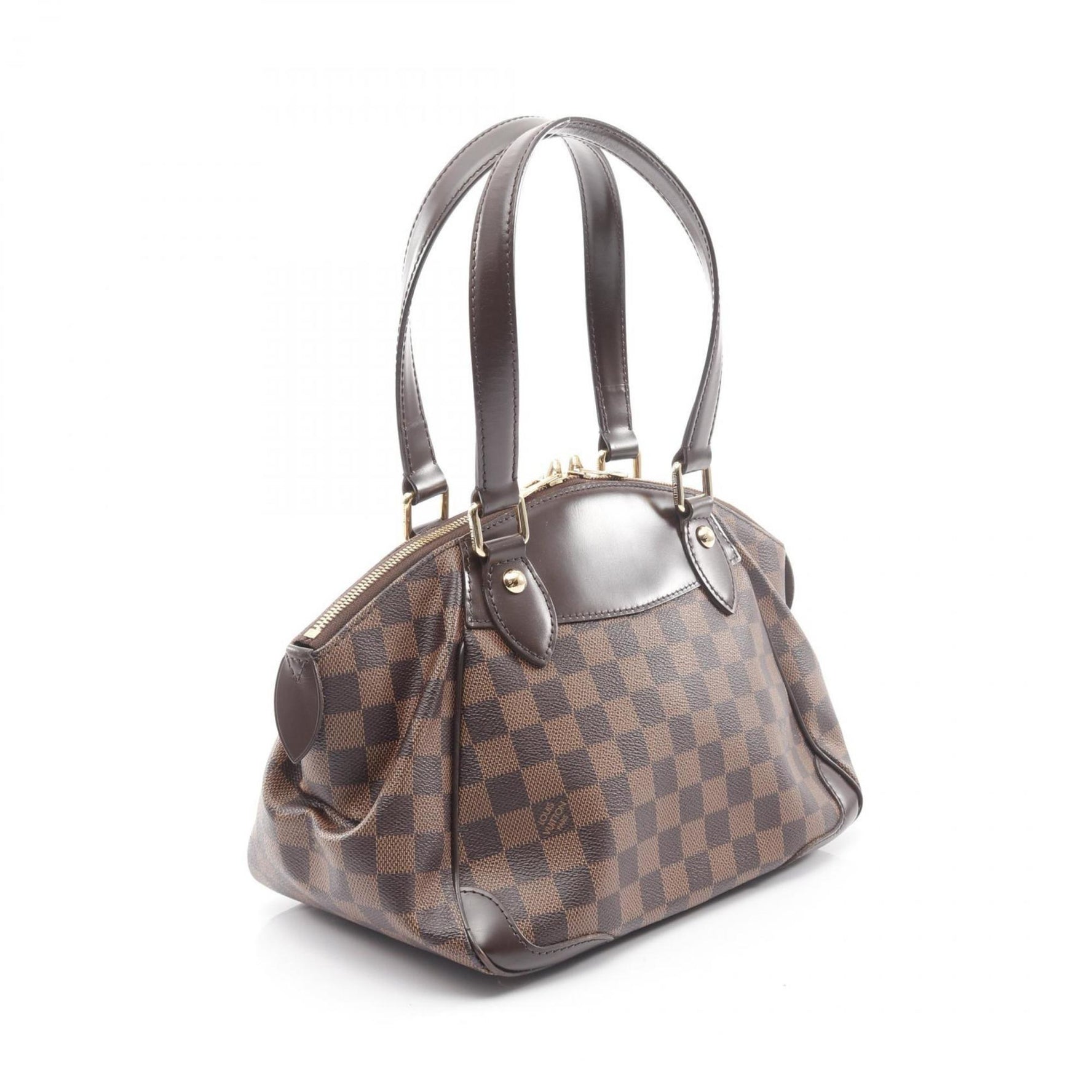 Louis Vuitton Verona PM Damier Ebene Shoulder Bag, Coated Canvas and Leather