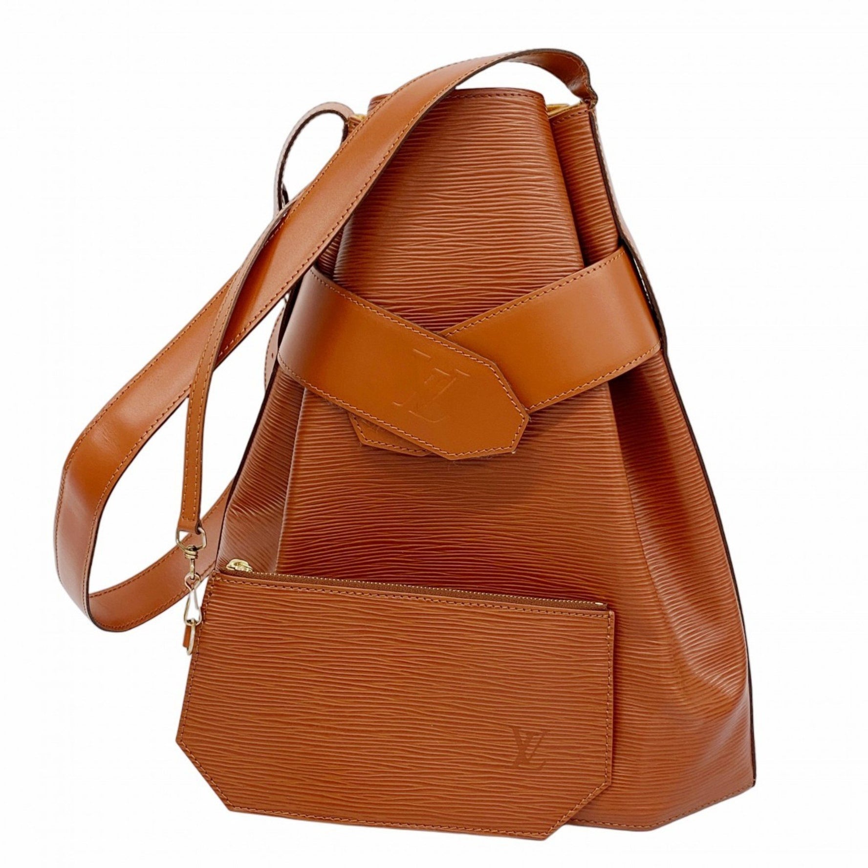 Louis Vuitton Epi Sac de Paul GM Shoulder Bag M80193 Kenya Brown for Women