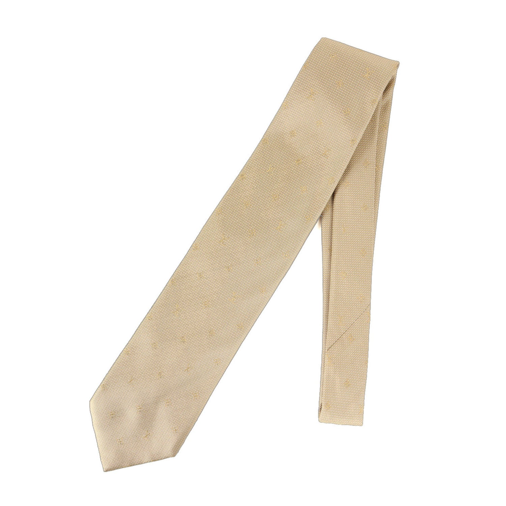 LOUIS VUITTON Monogram Silk Cravate Tie
