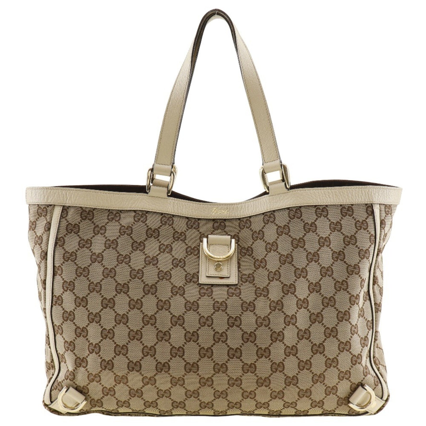 GUCCI Abbey Tote Bag GG Canvas Type