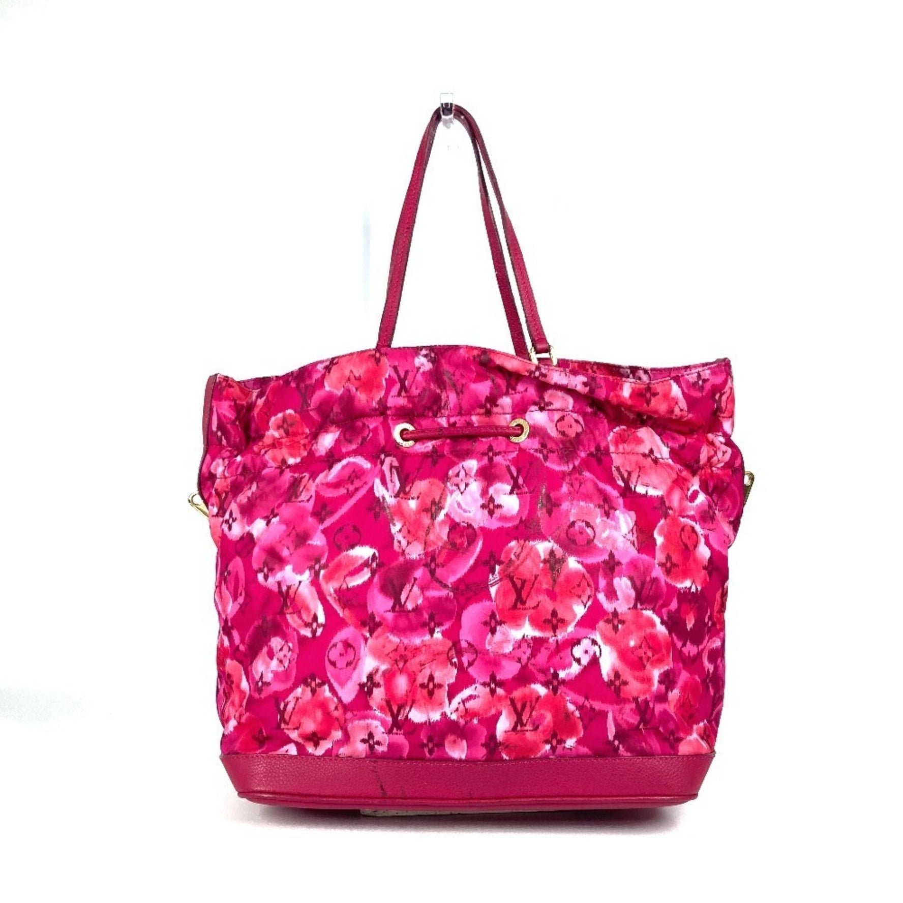 Louis Vuitton Ikat Flower Noefull MM Drawstring Tote Bag Shoulder Leather Nylon