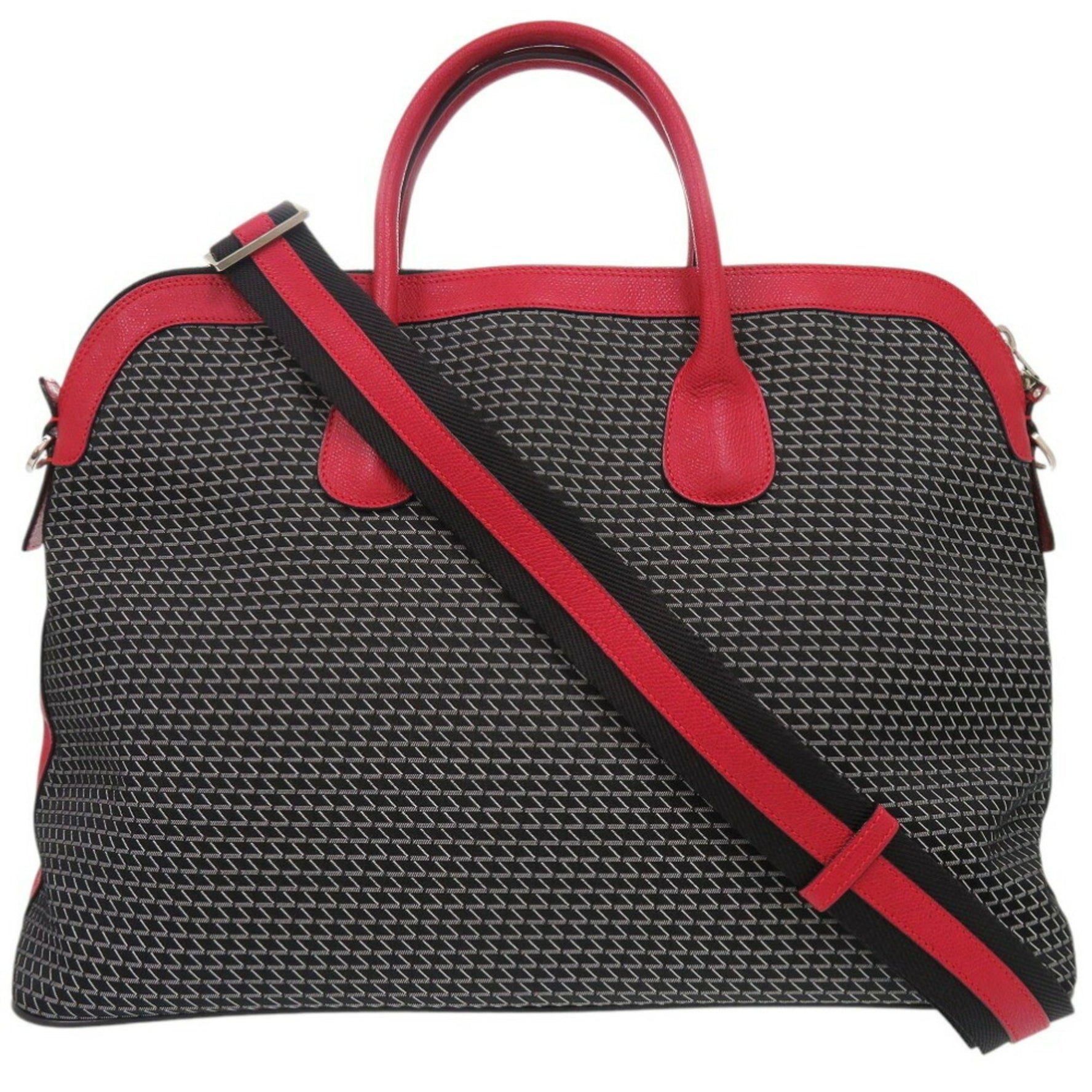 Valextra K-VAL My Shoulder Bag Nylon Leather Black 1226Valextra