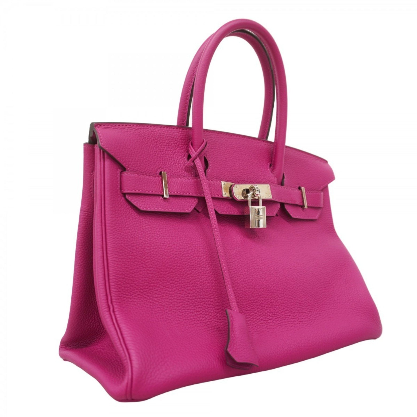 Hermes Hermès Birkin 30 Togo Rose Purple Handbag, Women's, A Stamp, P1054902