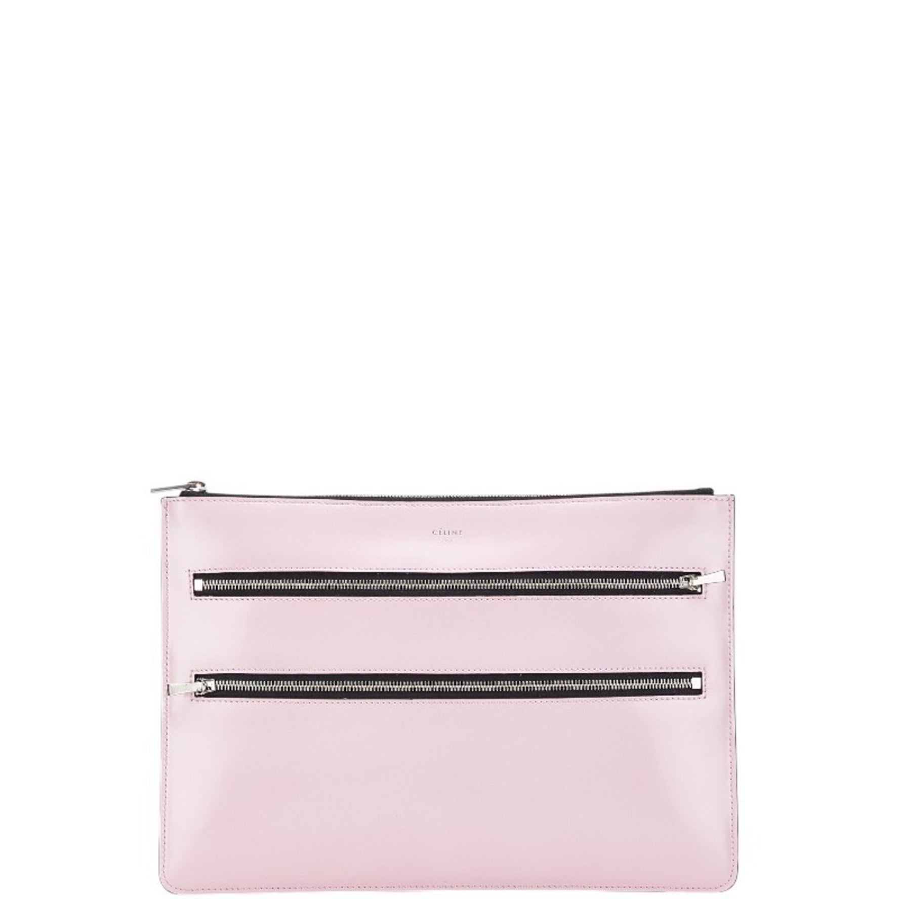 Celine clutch bag in leather .