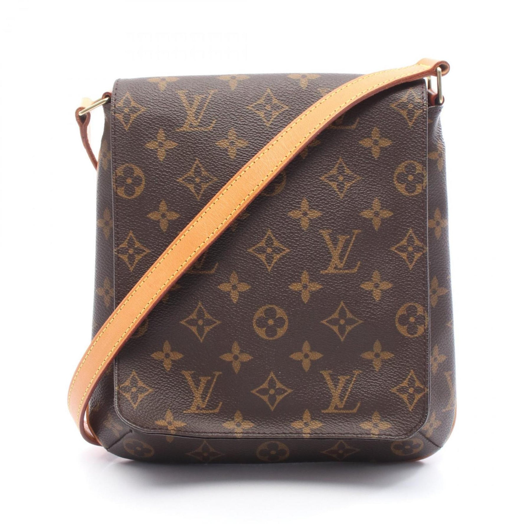 Louis Vuitton Musette Salsa Short Strap Shoulder Bag in Coated Canvas and Leather with Monogram Design