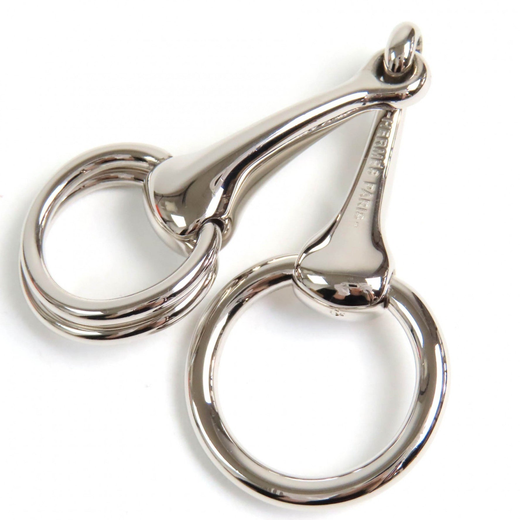 HERMES Horsebit Scarf Ring, with Box and Dust Bag, Made in Italy