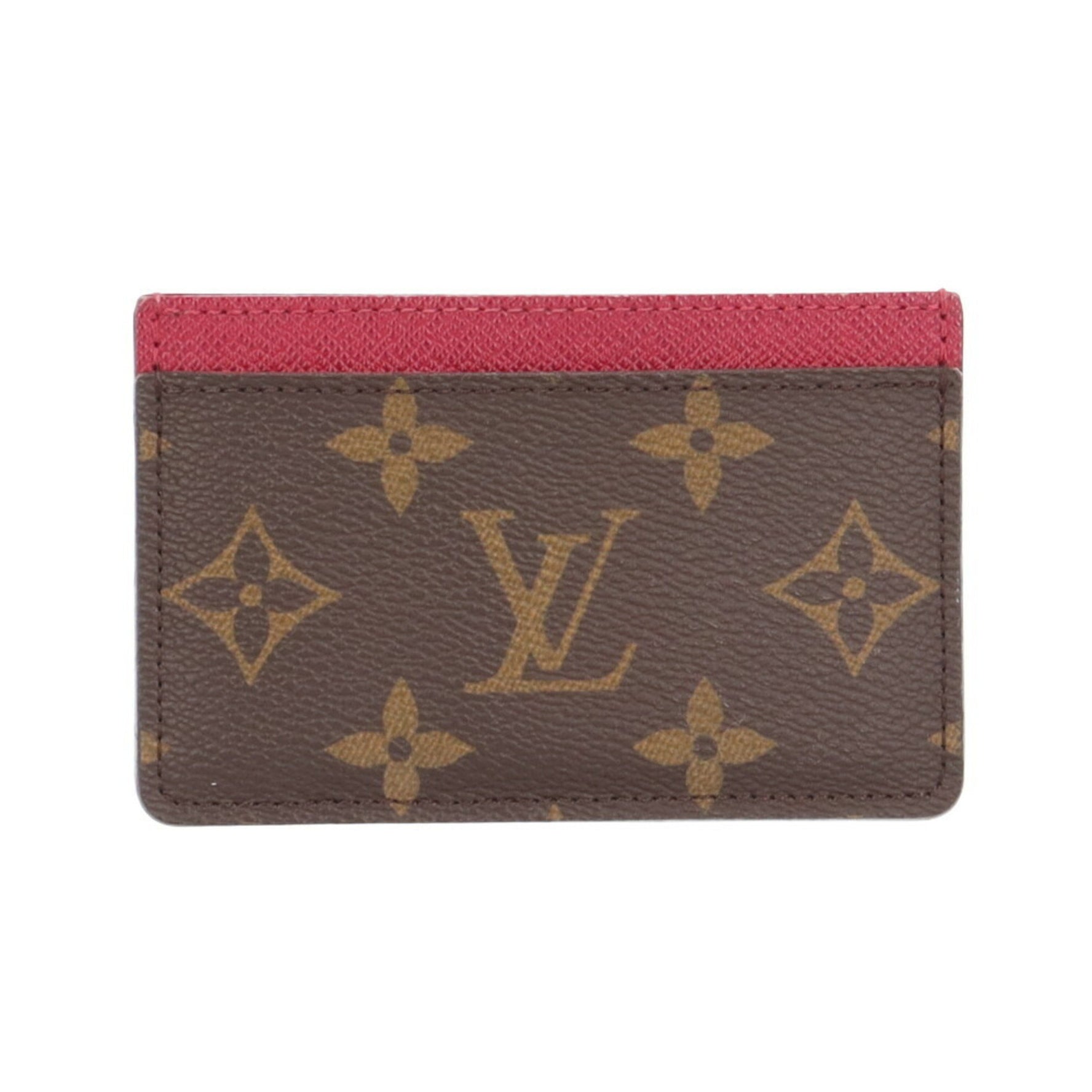 Louis Vuitton Porte Carte Sample Monogram Card Case Canvas M60703 Women's LOUIS VUITTON