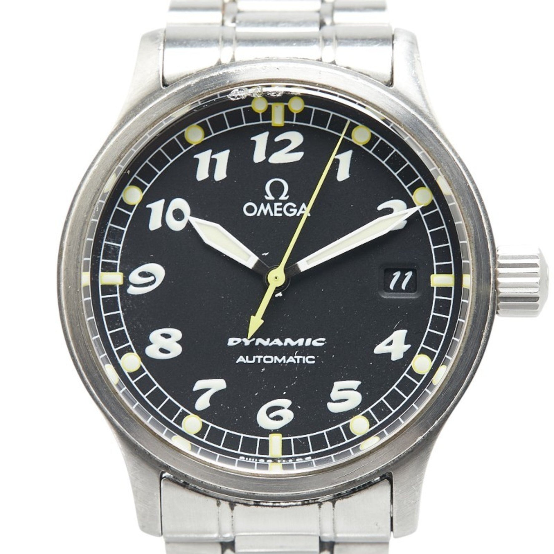 Omega Dynamic Watch Automatic Black Dial Stainless Steel Men's OMEGA