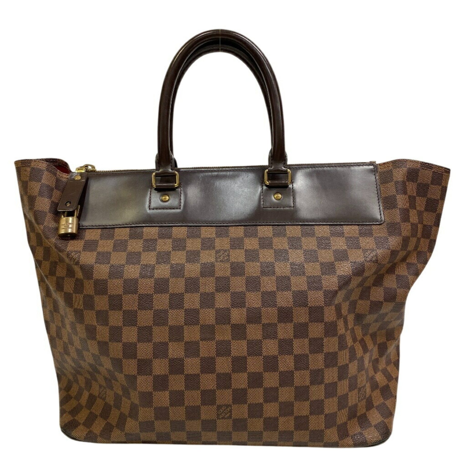 Louis Vuitton Neo Greenwich Damier Pattern Handbag Brown Unisex