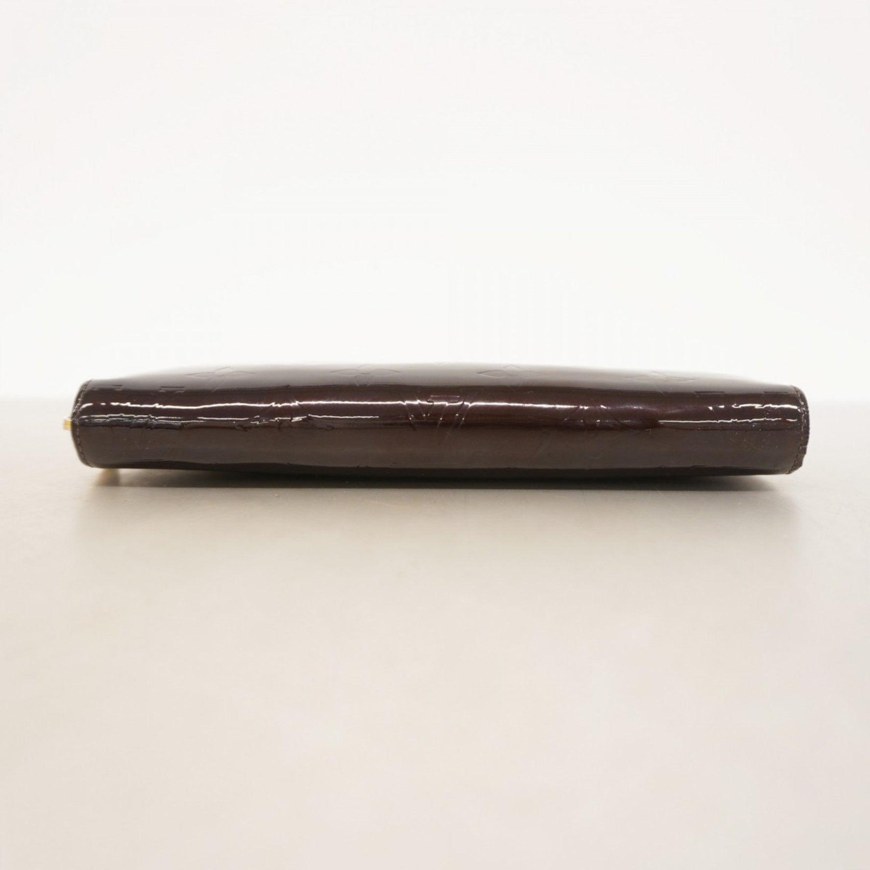 Louis Vuitton Vernis Zippy Wallet M93522 Amaranth Women's Long