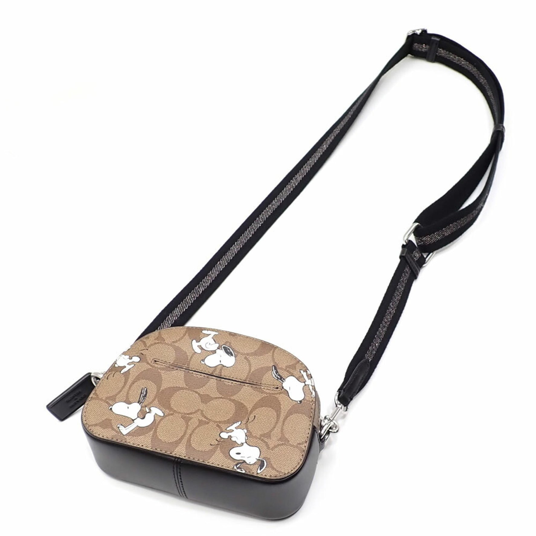 Coach x Peanuts Mini Serena Crossbody Shoulder Bag, Signature Canvas and Leather, Snoopy