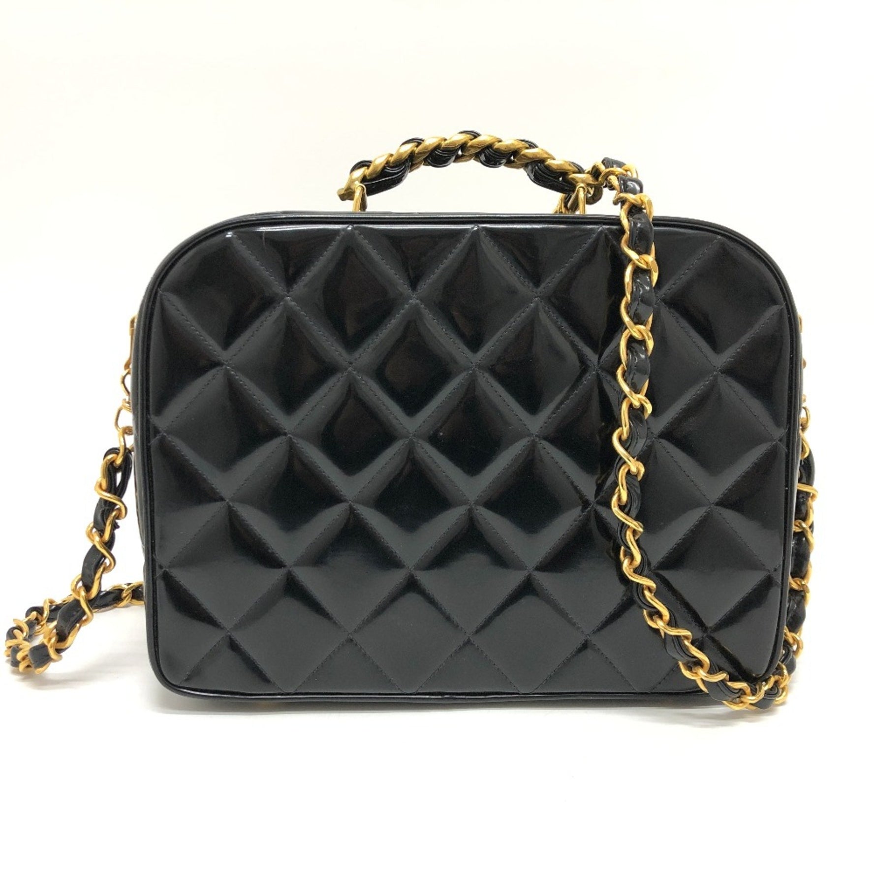 Chanel Matelasse Bag Shoulder Crossbody Hand Bag GoldHardware