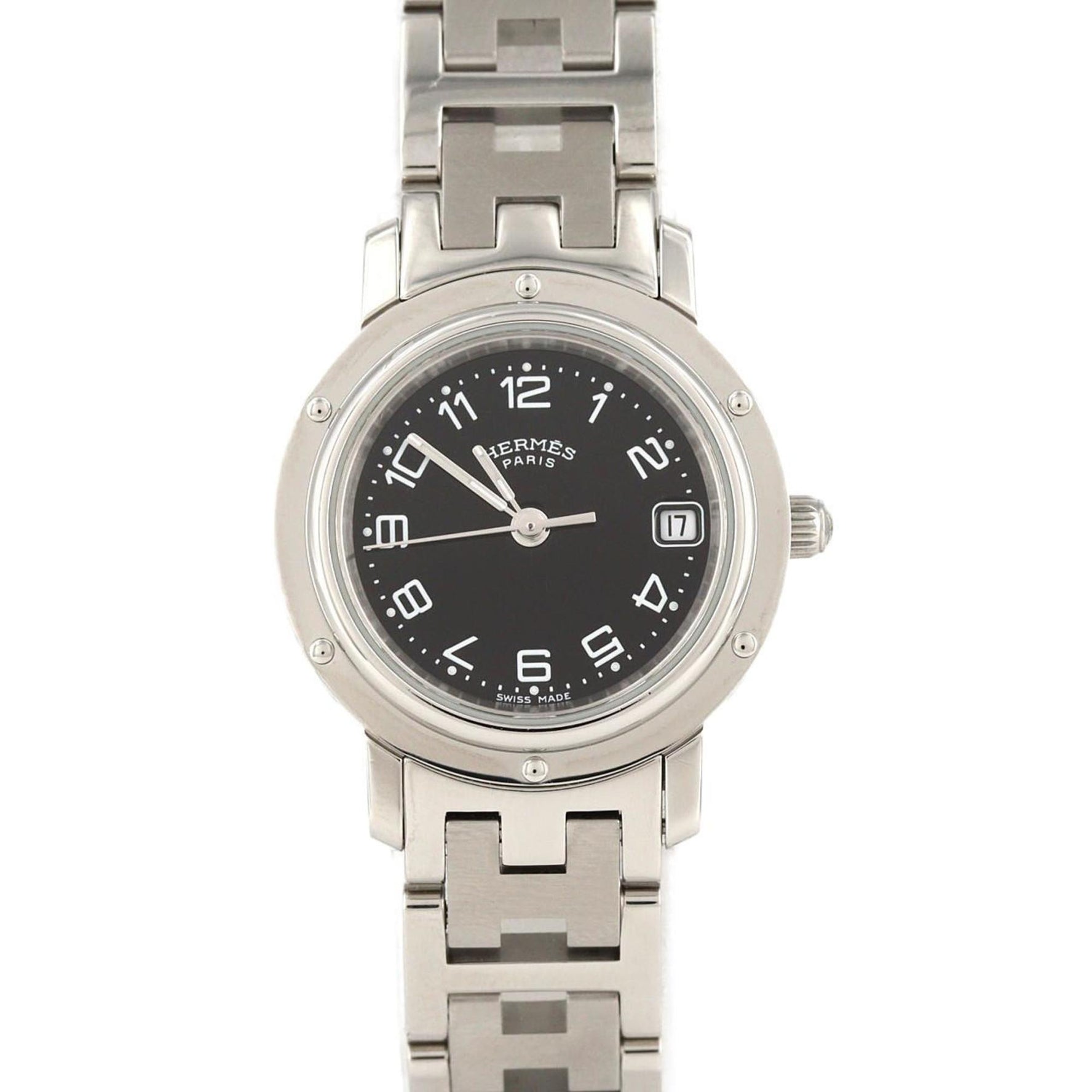 Hermès Clipper Stainless Steel Quartz Watch