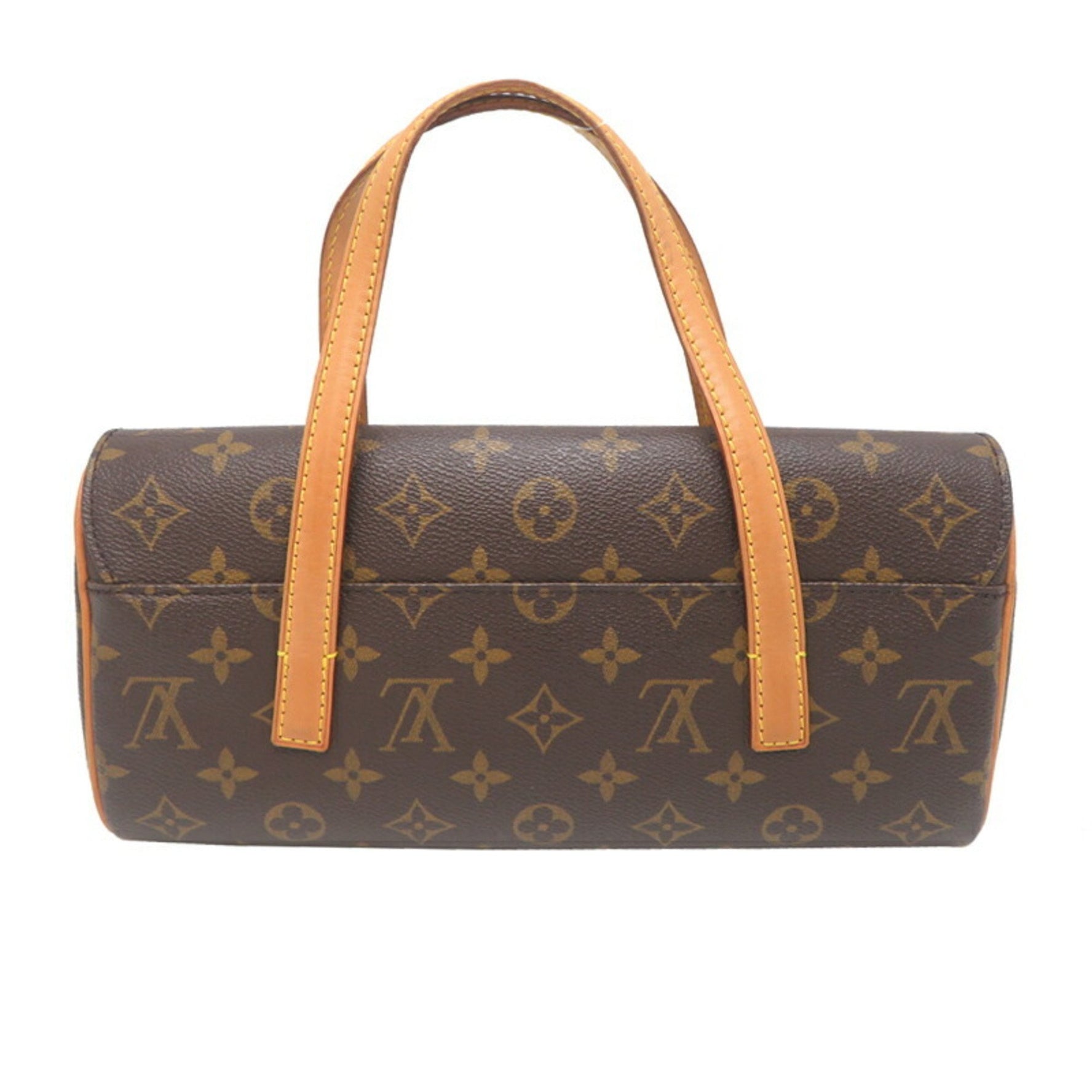 Louis Vuitton Sonatine Handbag Monogram Brown