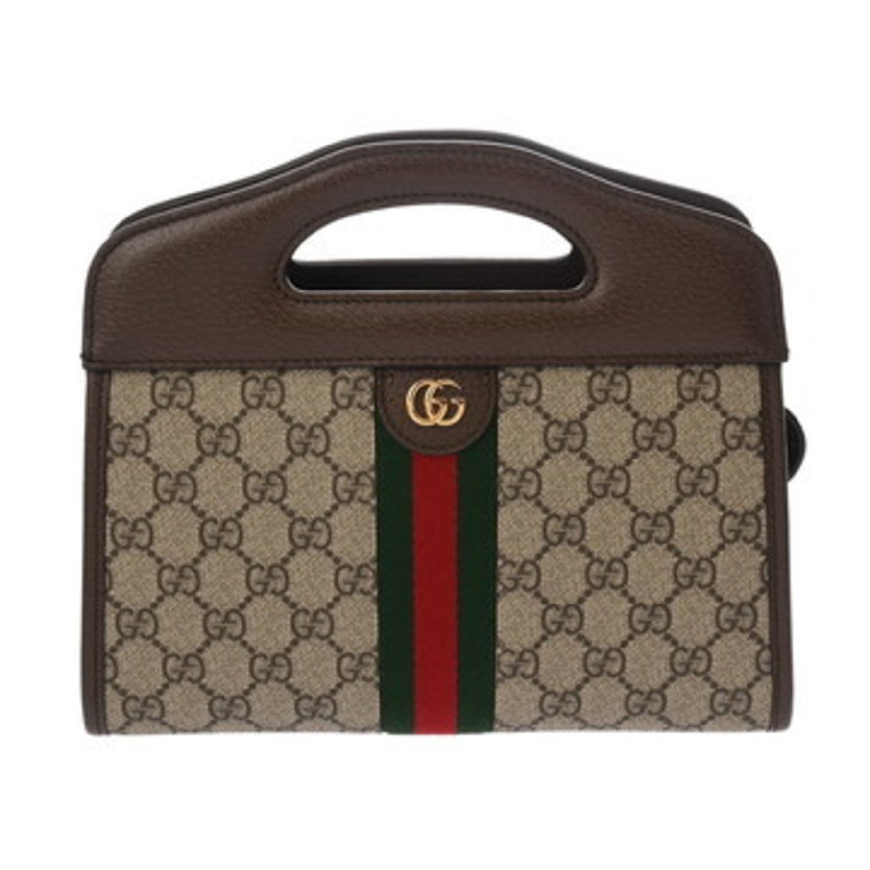 GUCCI Ophidia Handbag, GG Supreme Canvas and Leather Handbag