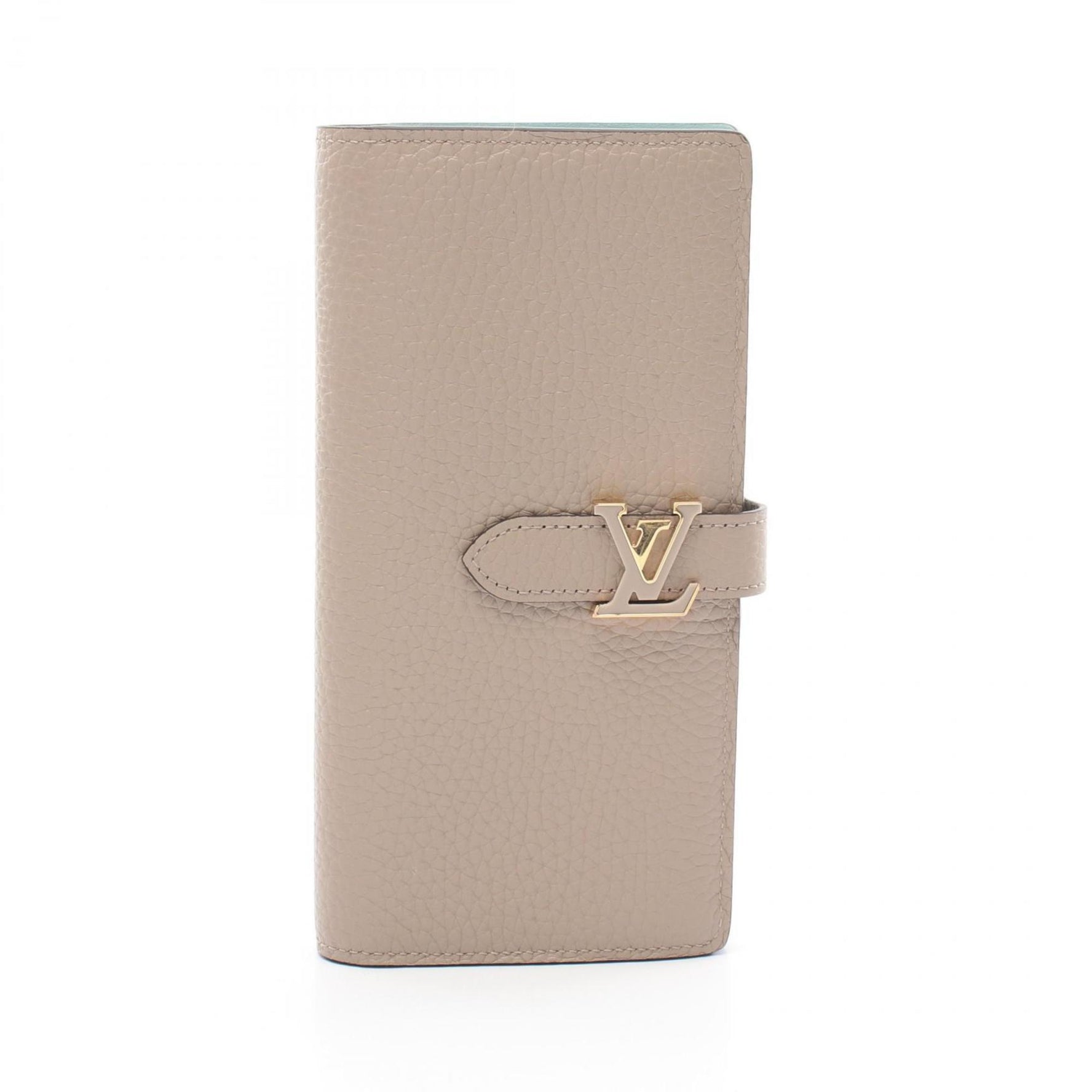 Louis Vuitton LV Vertical Wallet Gale Bi-fold Long Taurillon Leather