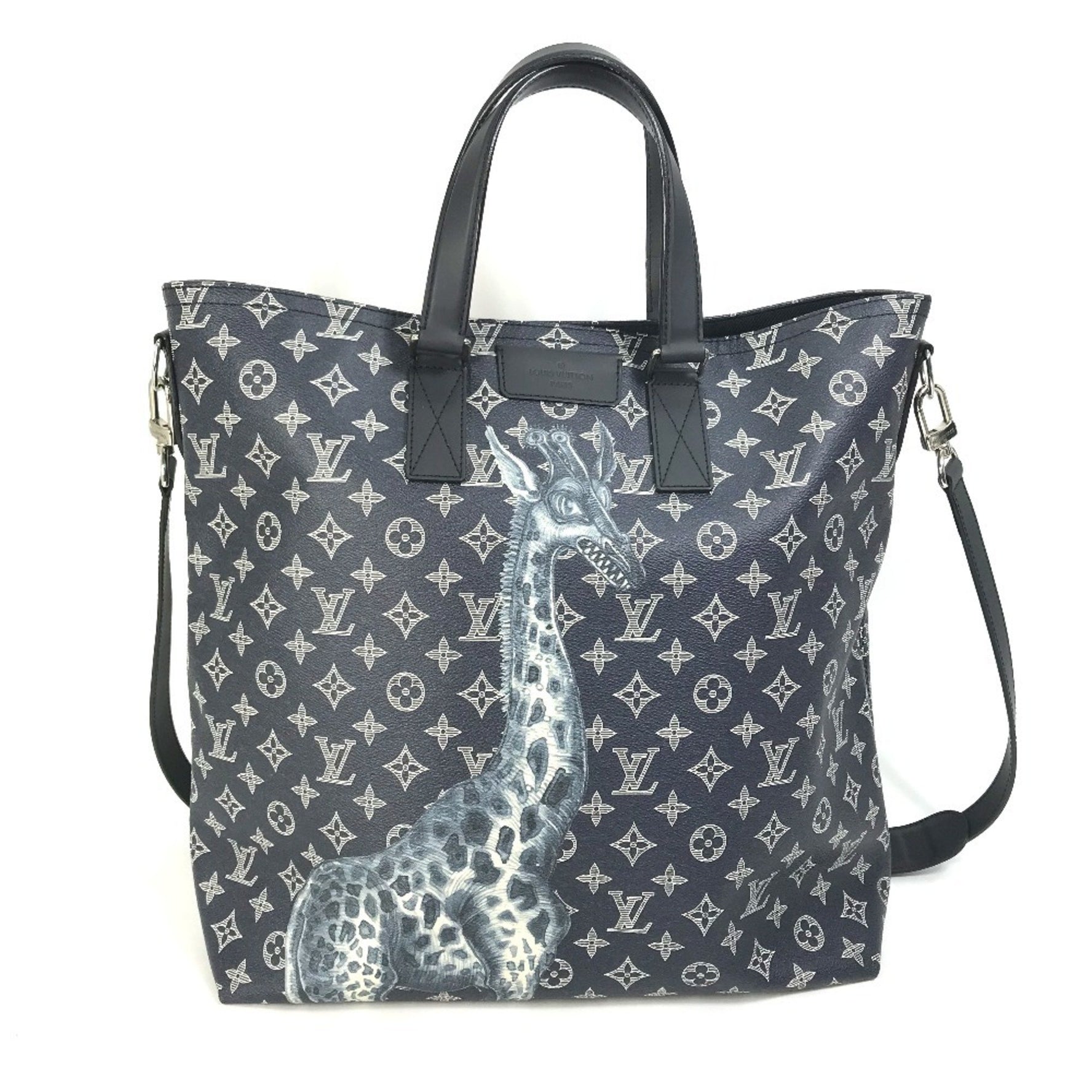 Louis Vuitton Monogram Savannah Jake and Dinos Chapman Shoulder Bag Crossbody Tote Canvas