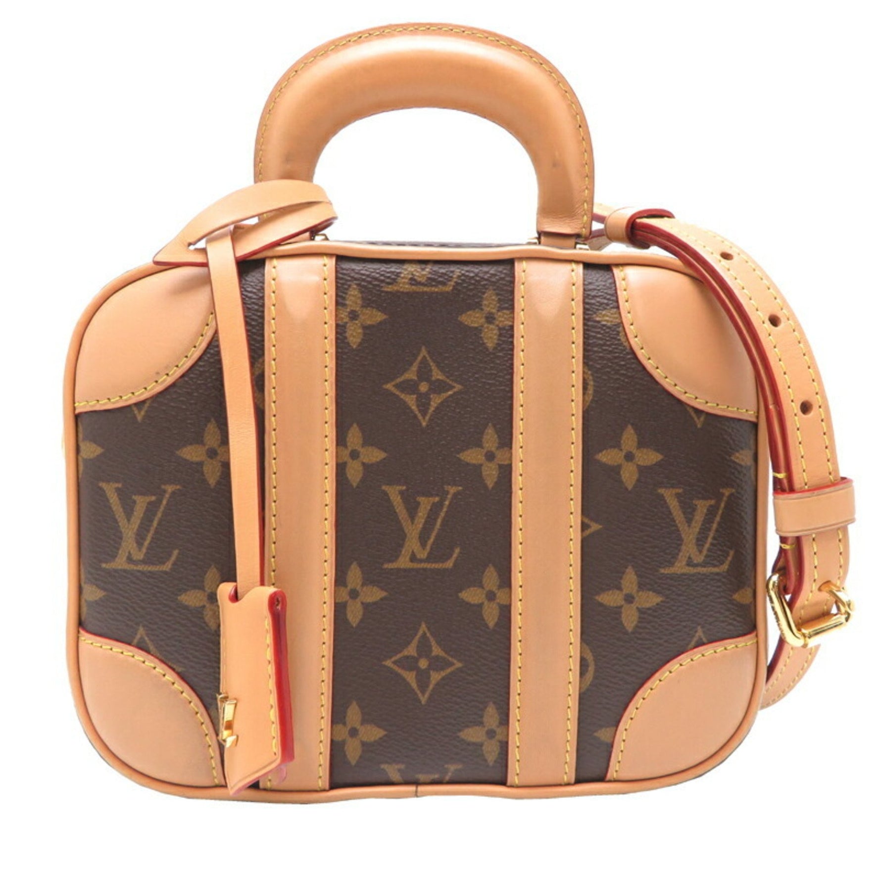Louis Vuitton Valisette BB Shoulder Bag Monogram Brown