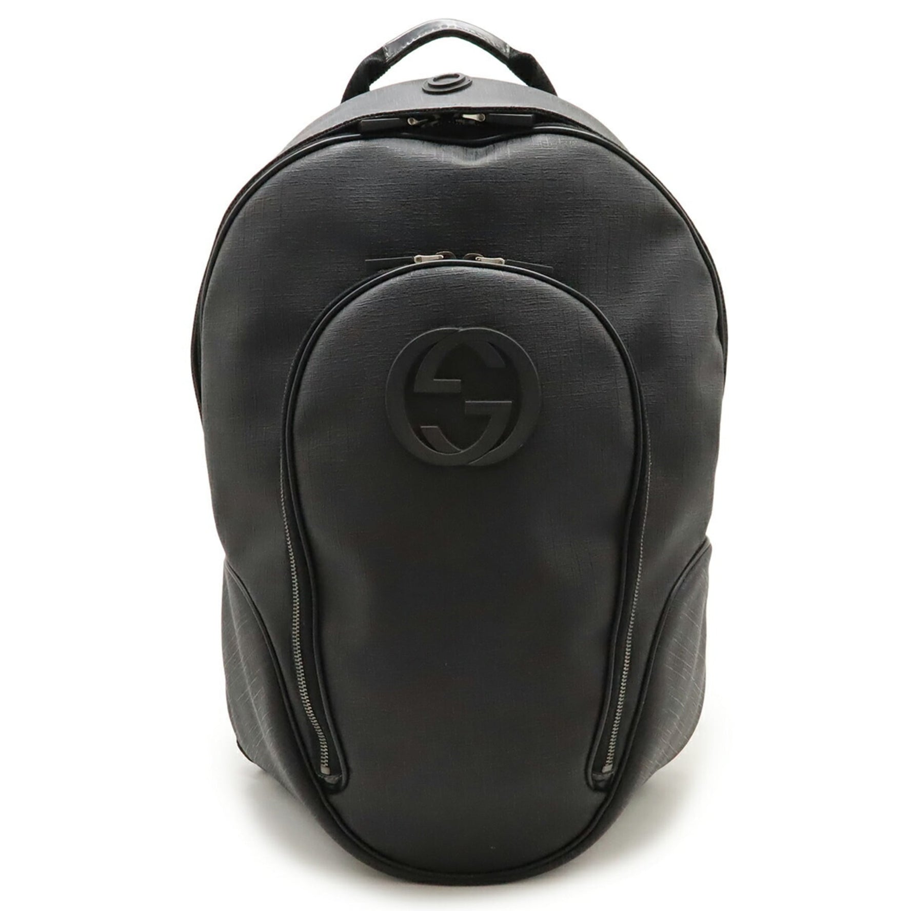 GUCCI Interlocking G Backpack, Rucksack, Daypack, PVC and Leather