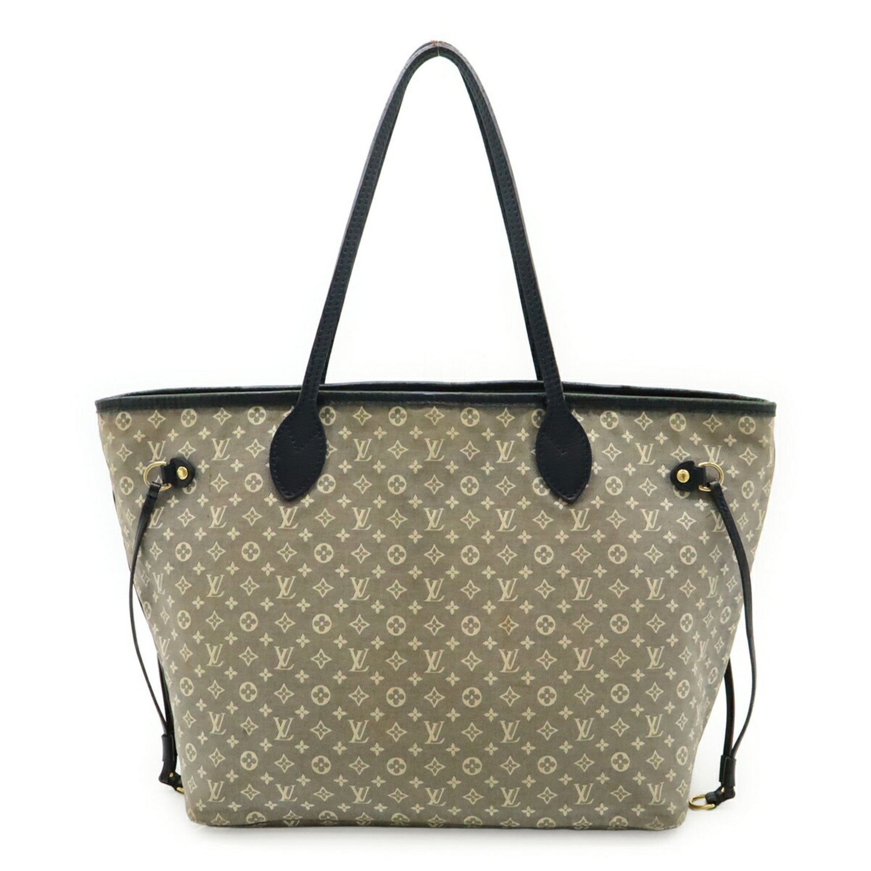LOUIS VUITTON Monogram Idylle Neverfull MM Tote Bag/Shoulder Bag, Canvas Ankle, Navy