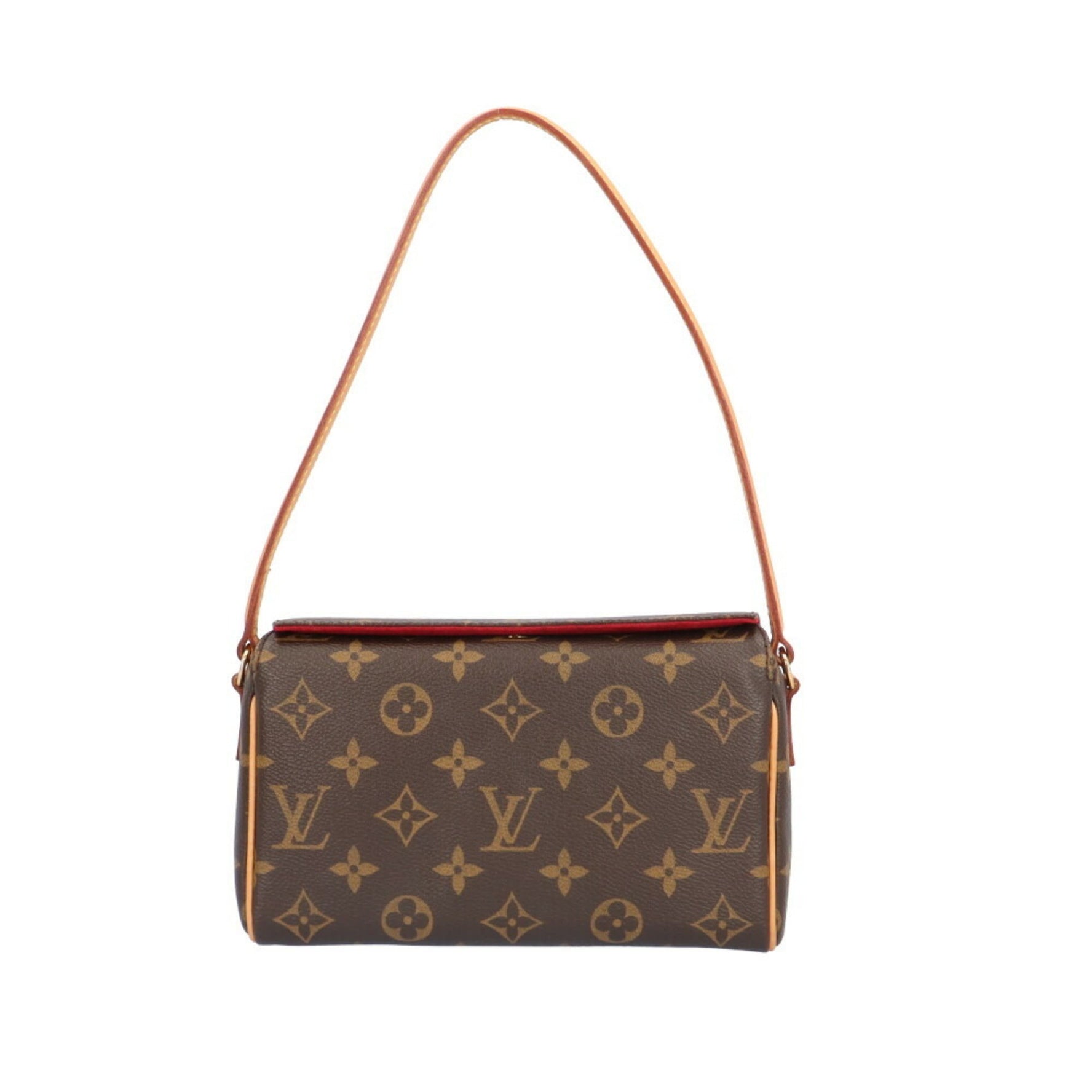 Louis Vuitton Recital Monogram Handbag Canvas Brown