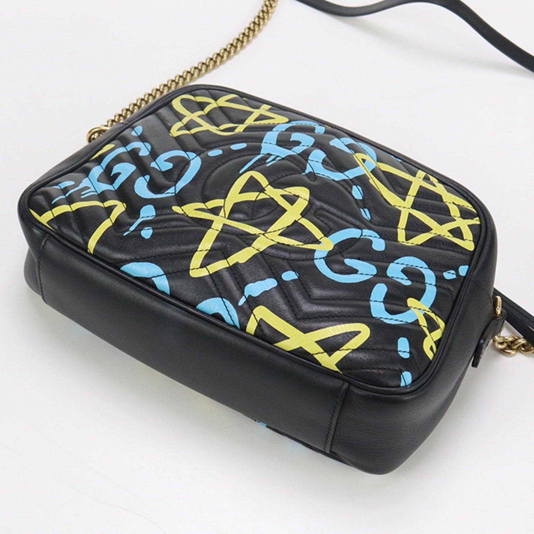 GUCCI GG Marmont Shoulder Bag Chain