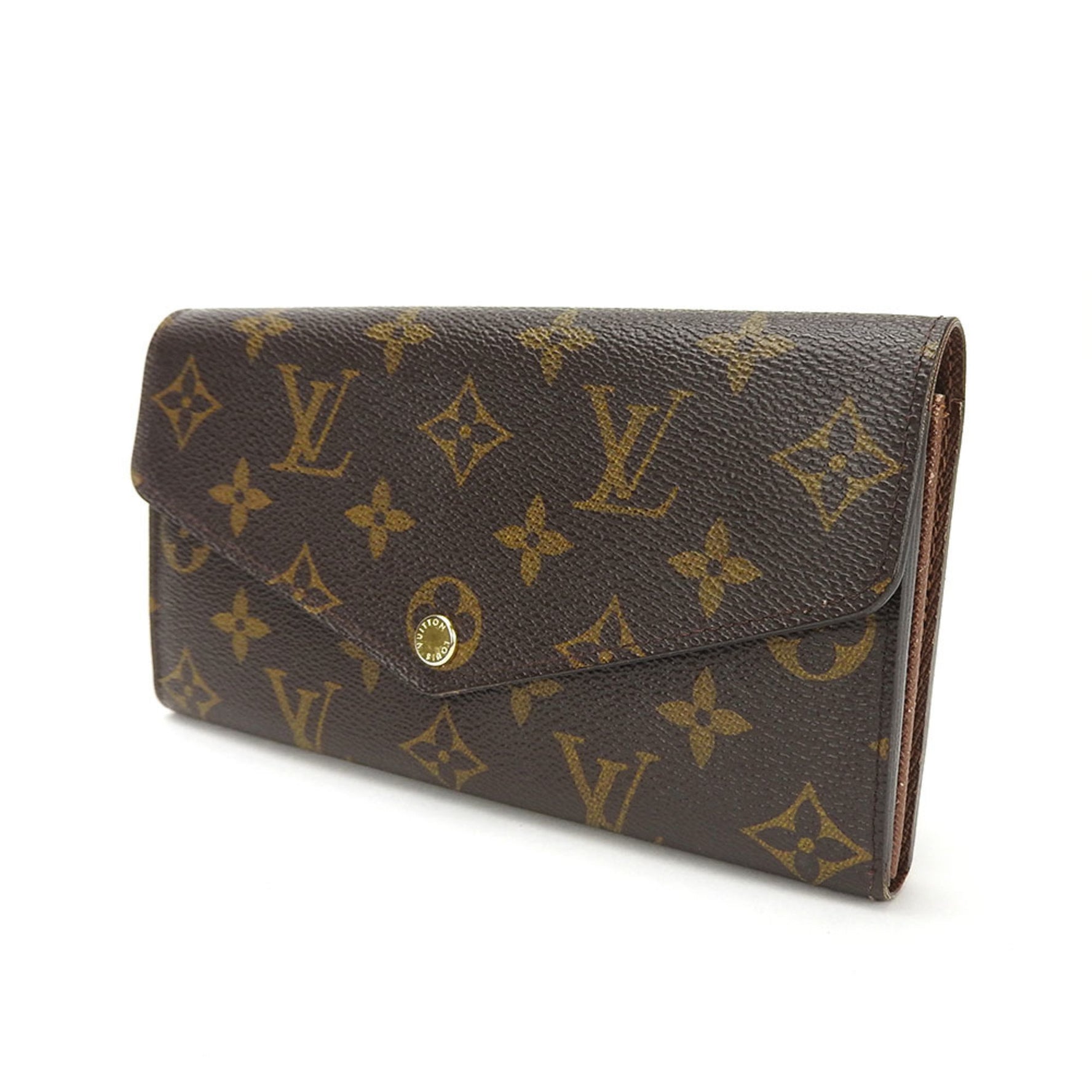 Louis Vuitton Bifold Long Wallet Portefeuille Sala Monogram Accessories PVC