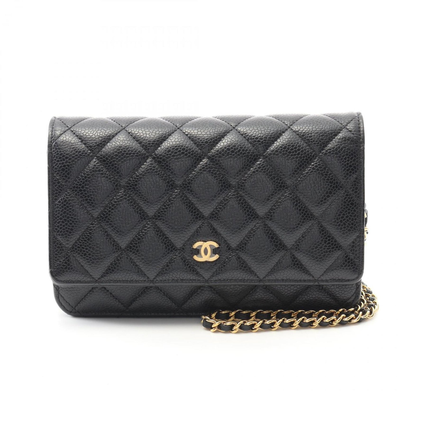 CHANEL Matelasse Shoulder Bag Caviar Skin (Grained Calf) Women's Black AP0250
