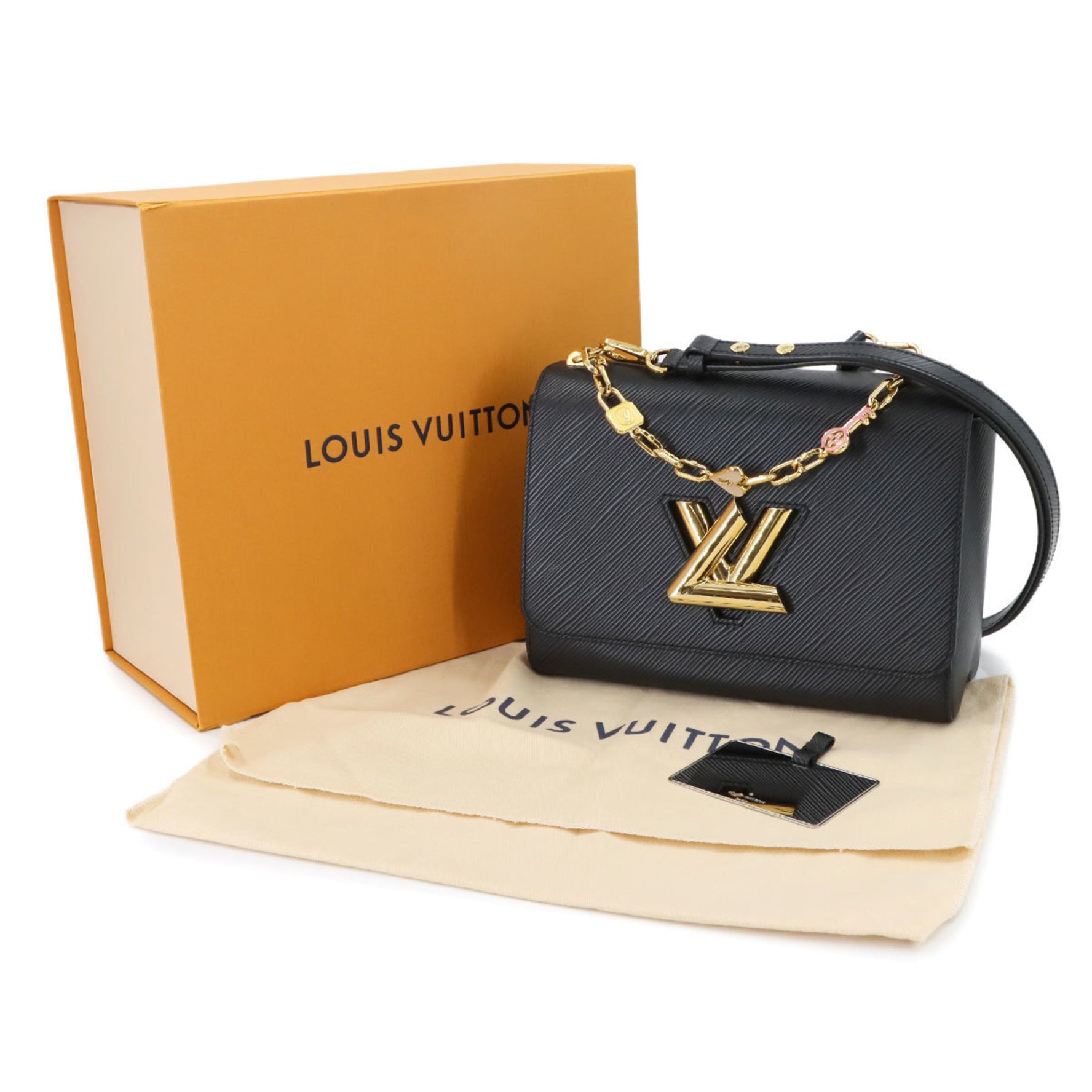 Louis Vuitton Epi Twist MM Shoulder Bag in Leather