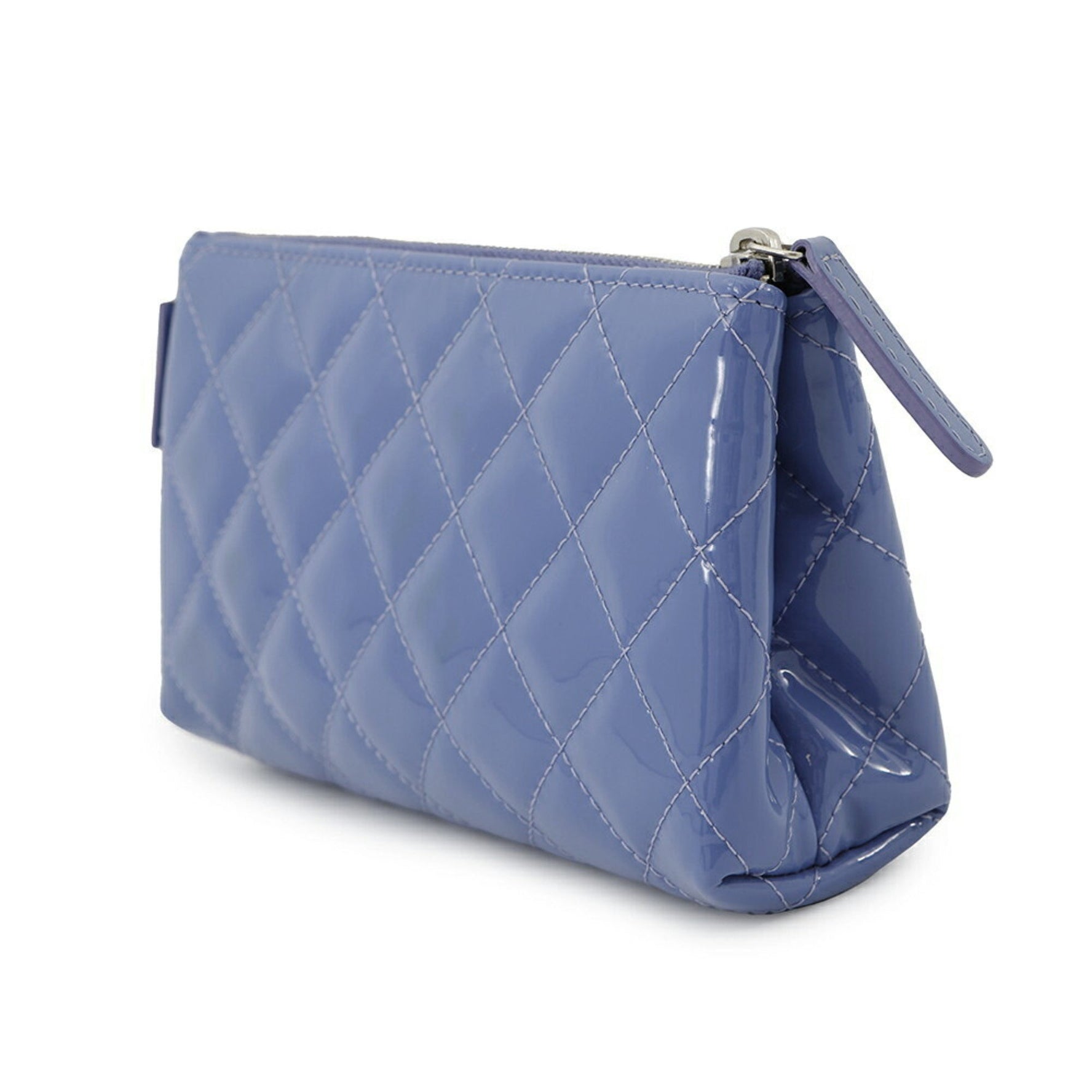 Chanel pouch bag matelasse coco mark patent