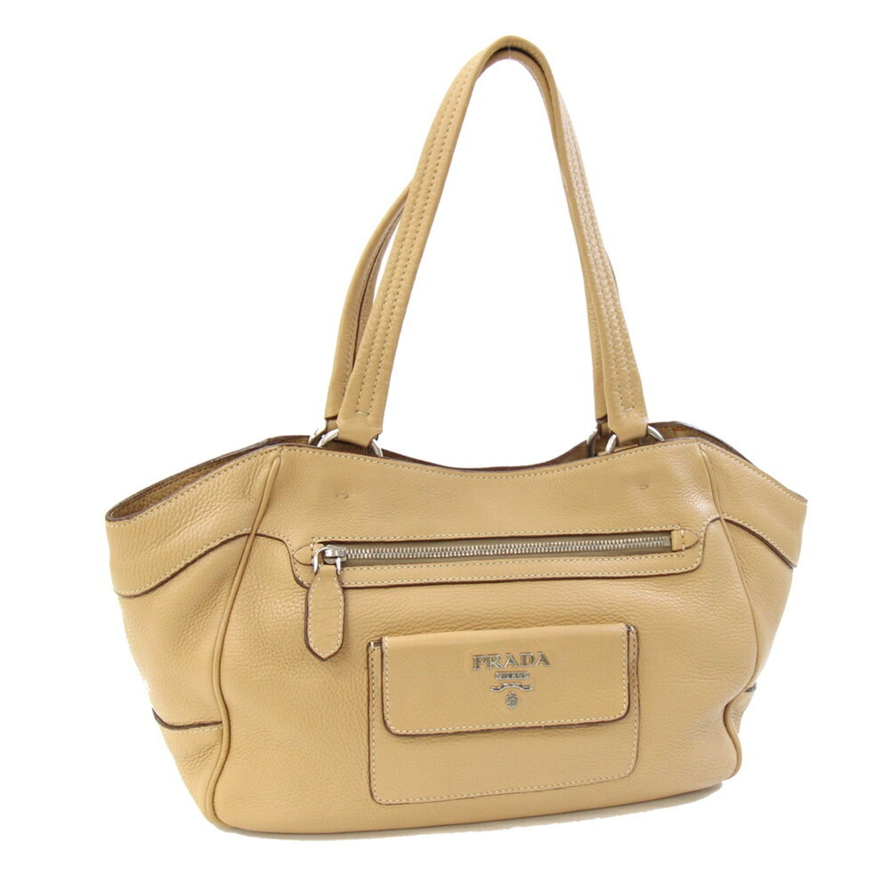 Prada Tote Bag Leather Shoulder