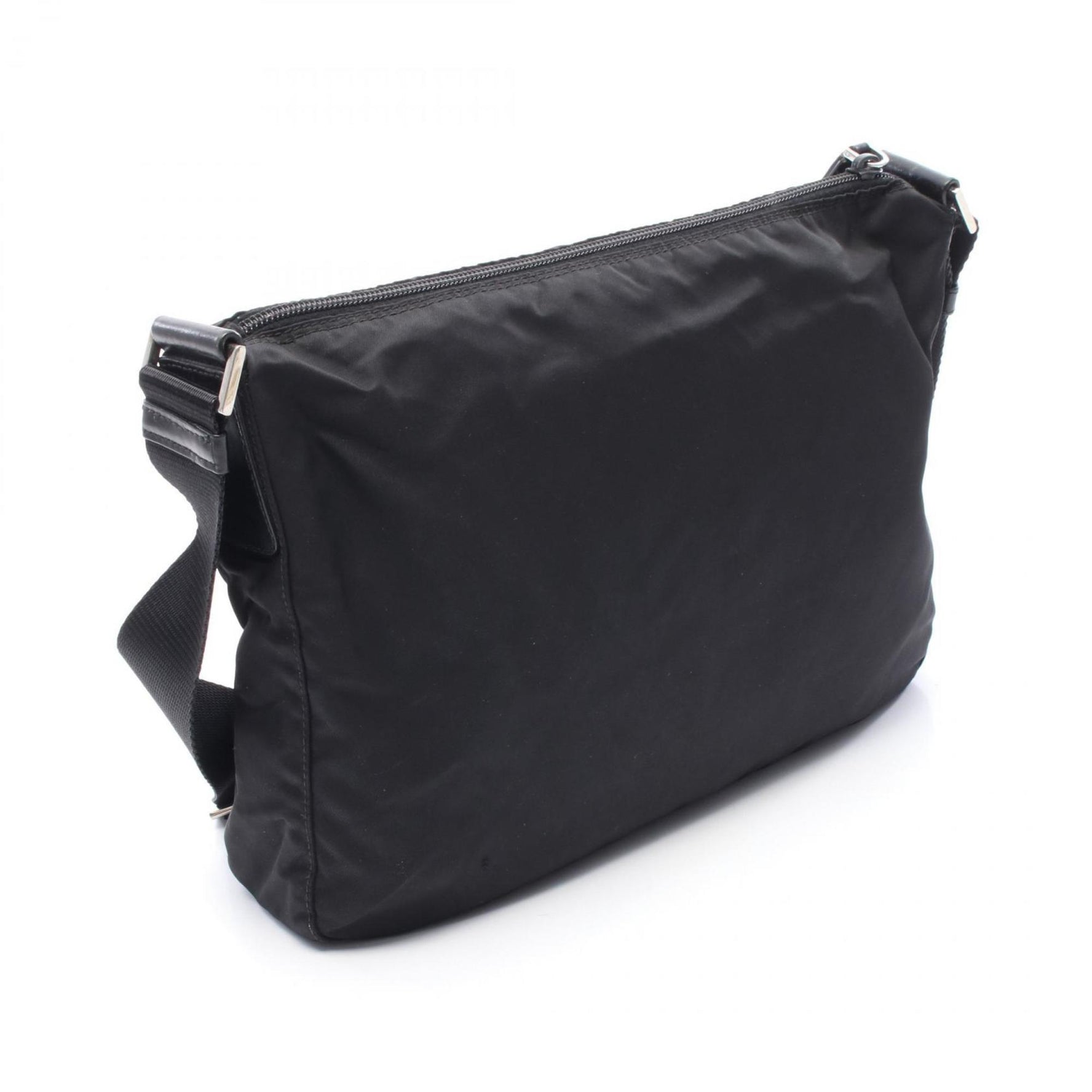 Prada shoulder bag, nylon and leather