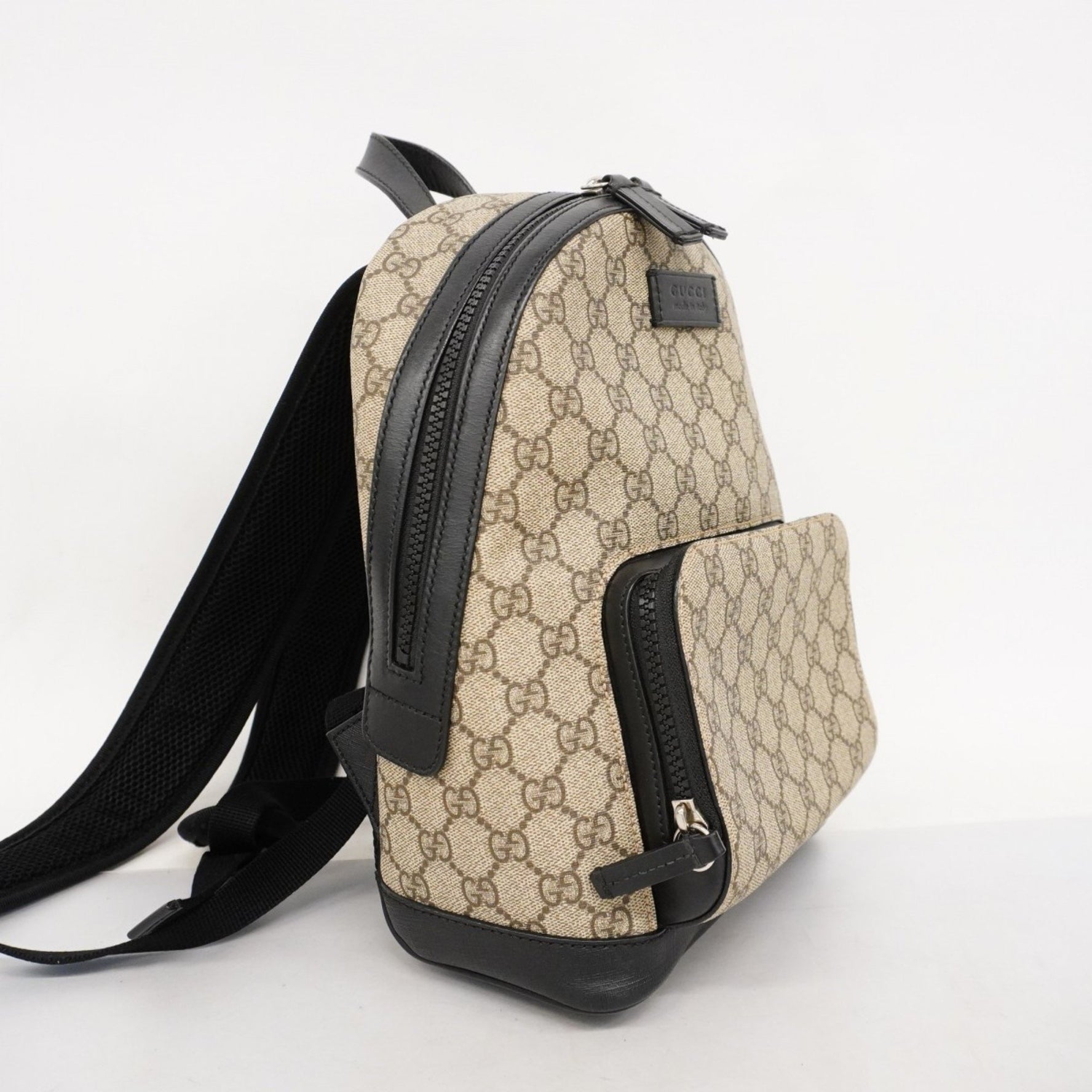 Gucci GG Supreme Backpack/Daypack Brown/Black Women's P1126586