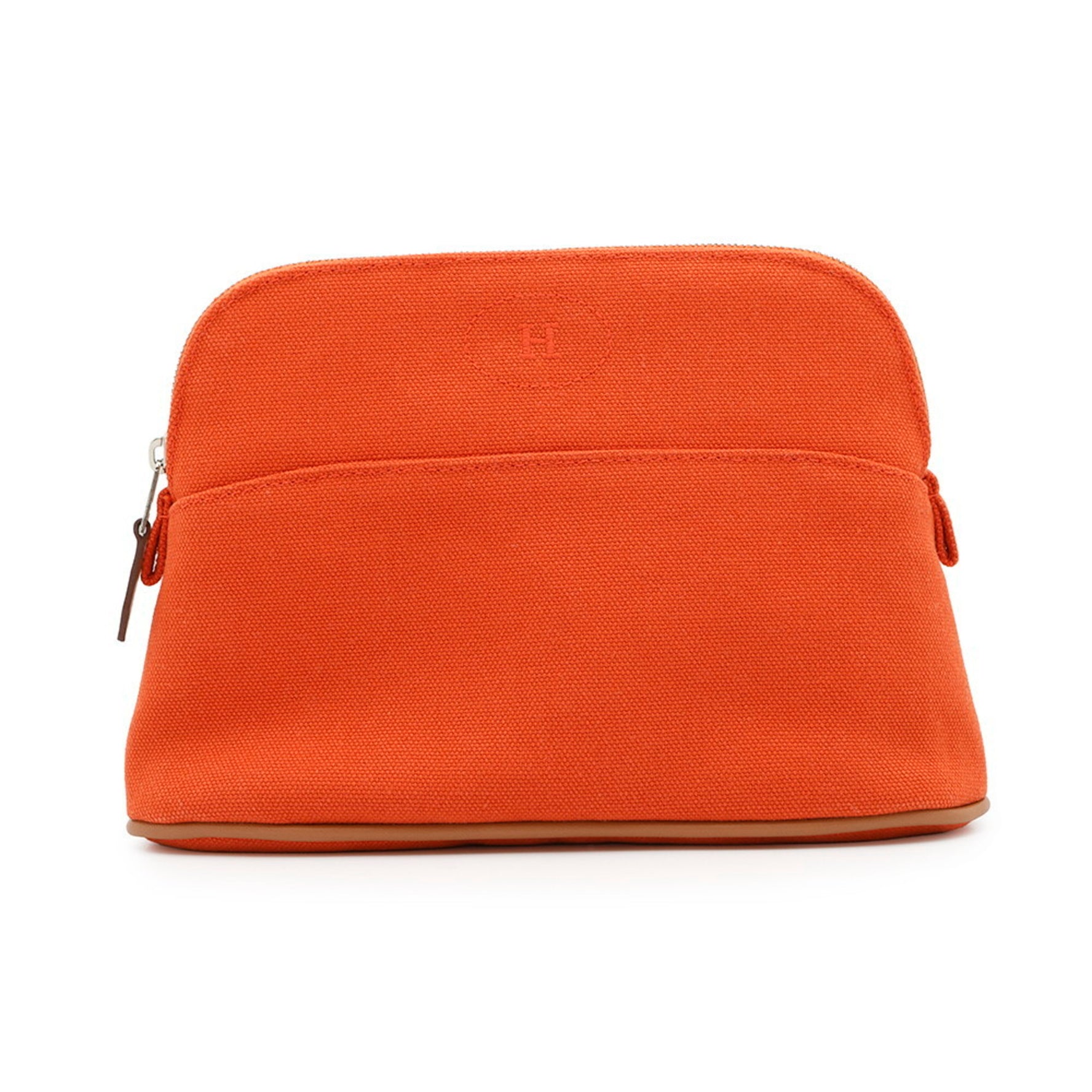 Hermes Bolide Pouch Bag Mini Orange Canvas HERMES