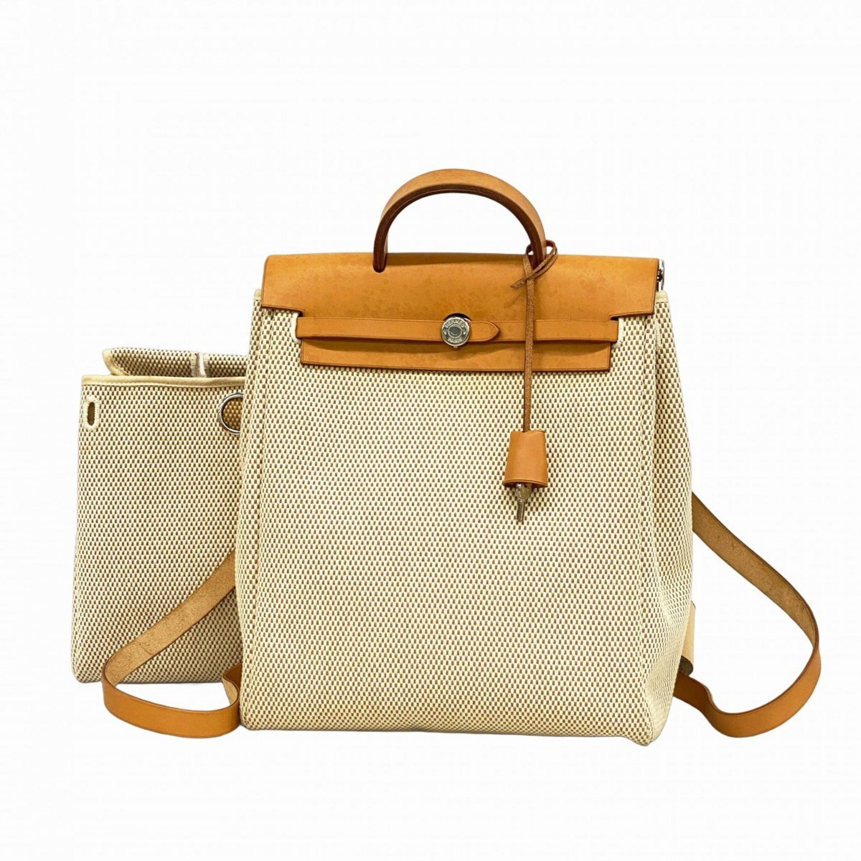 Hermes Hermès Airbag Ad PM Handbag, Toile H Bag, G Stamp