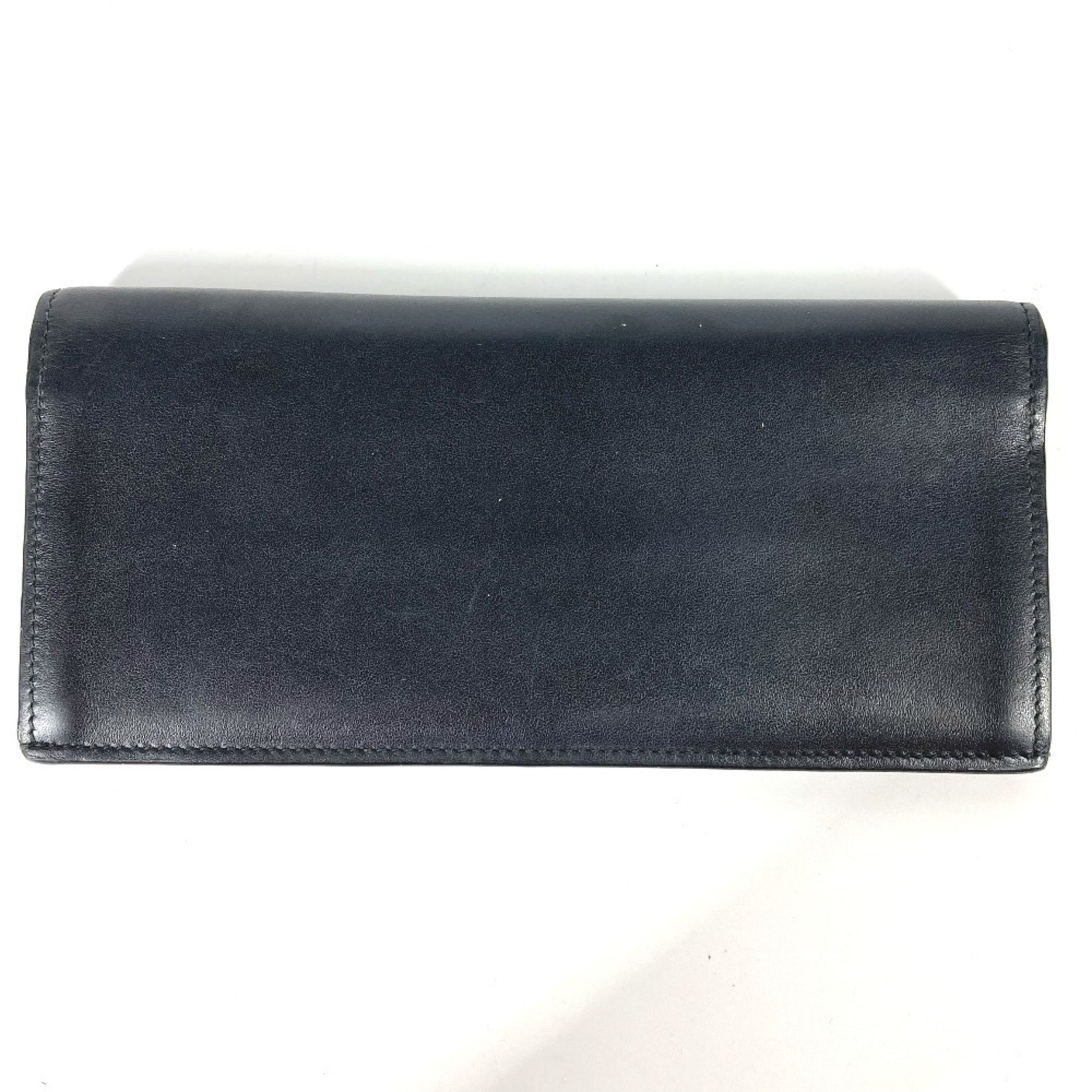 LOEWE Rainbow Anagram Bifold Long Wallet in Black Leather