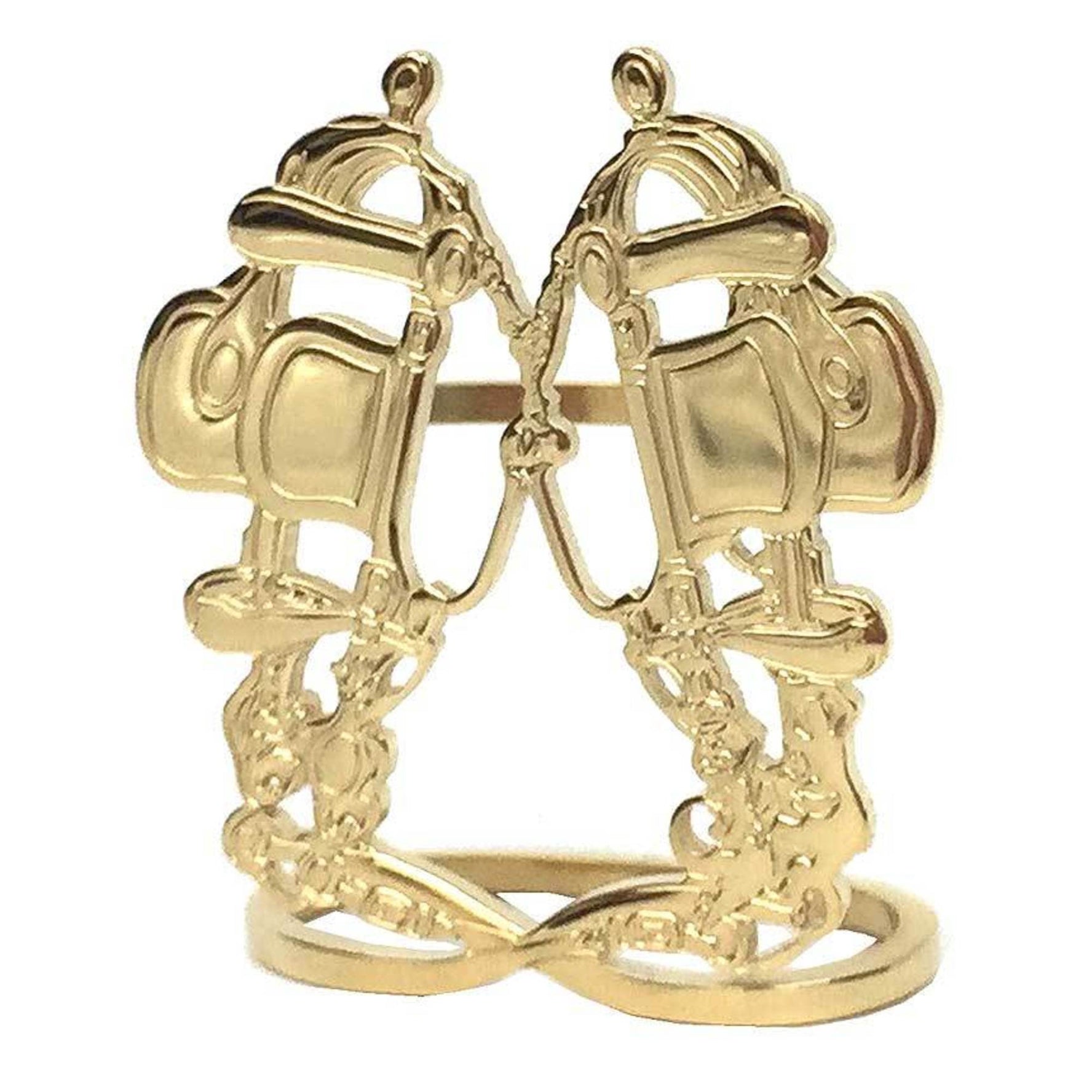 Hermes Scarf Ring 70 Brides de Gala H603583 Gold Color